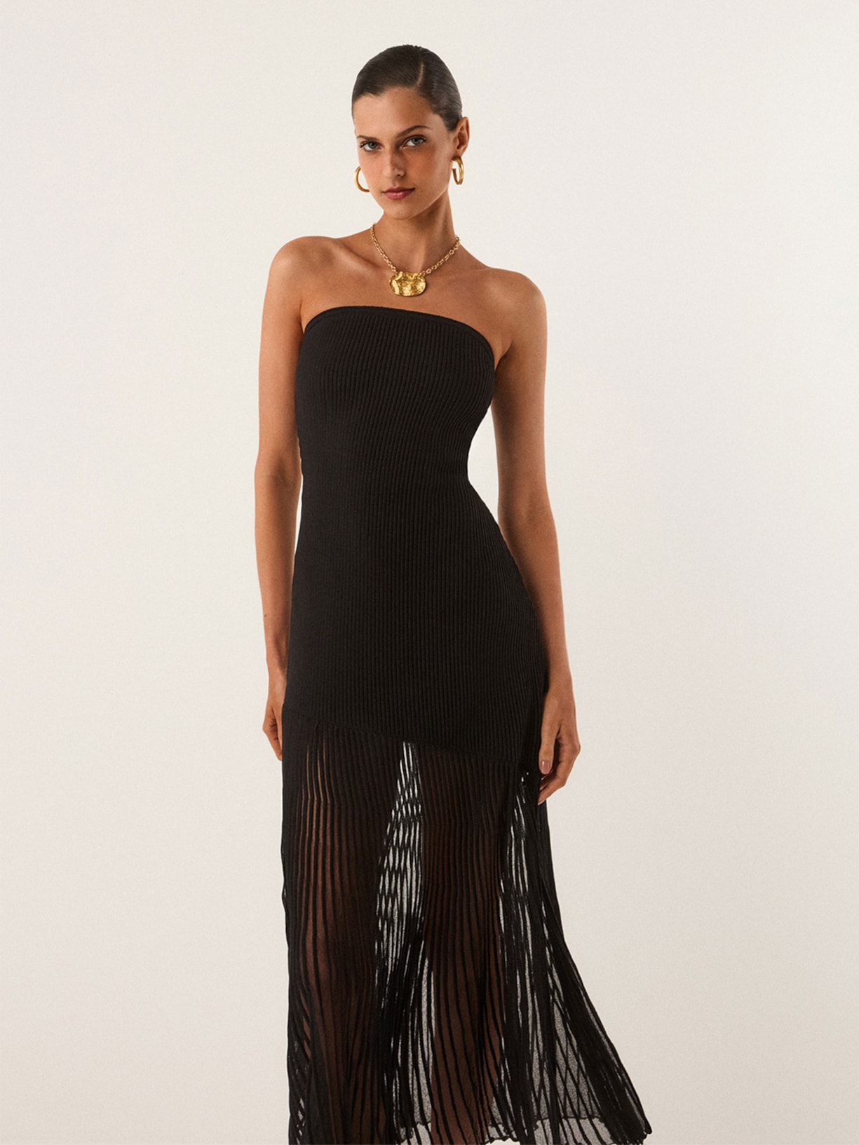 Vestido Longo Lucia Tricot – Preto Vix