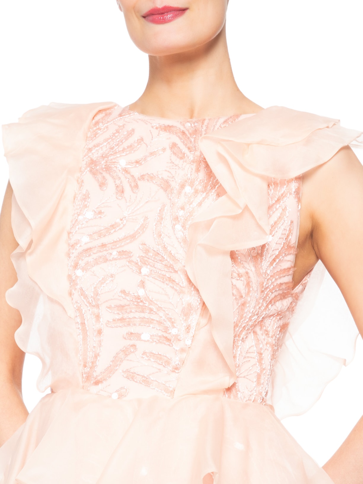 Vestido Longo Lucinda Paête Rosa Fabulous Agilitá