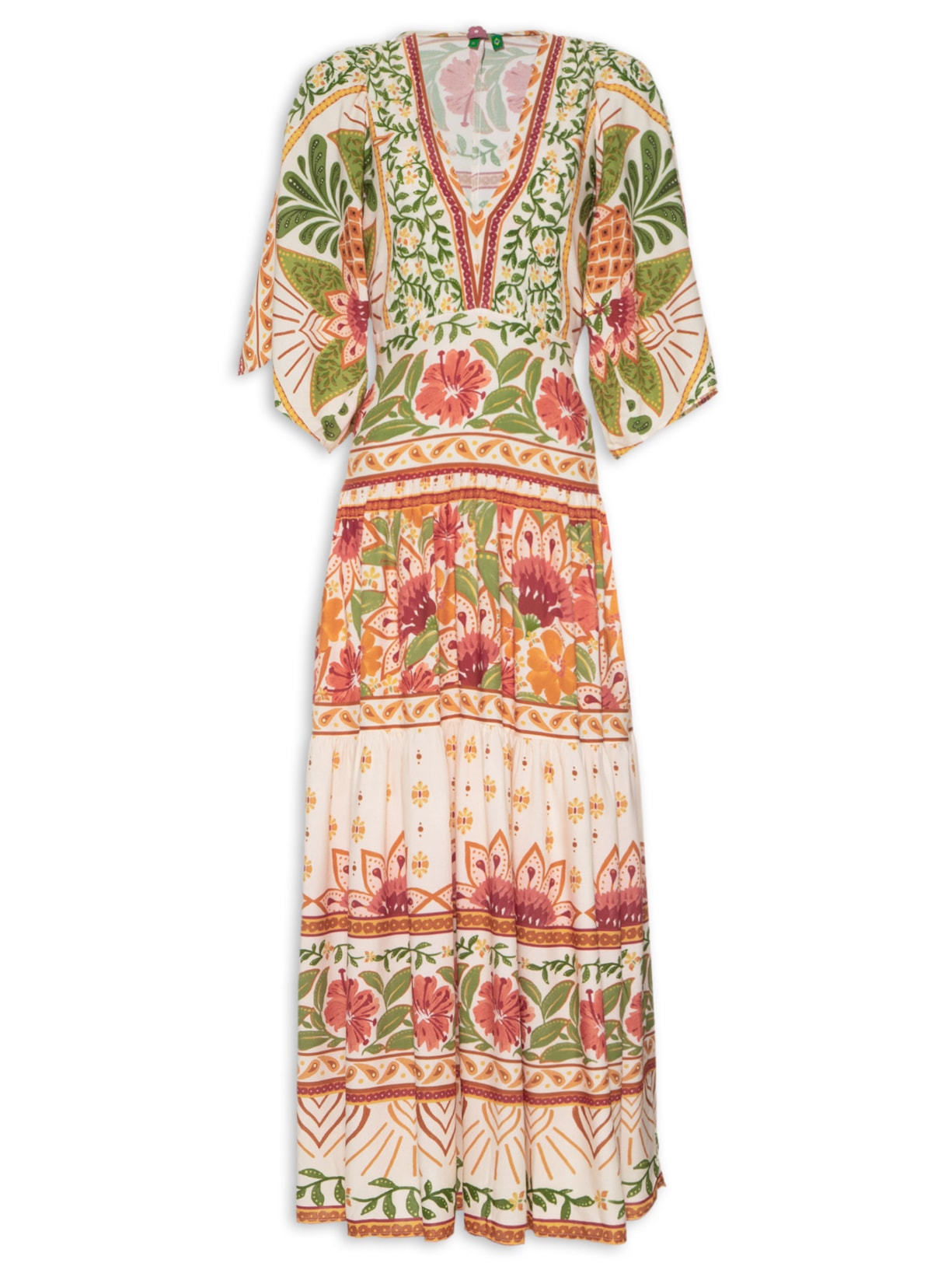 Vestido Longo Maialu - Bege