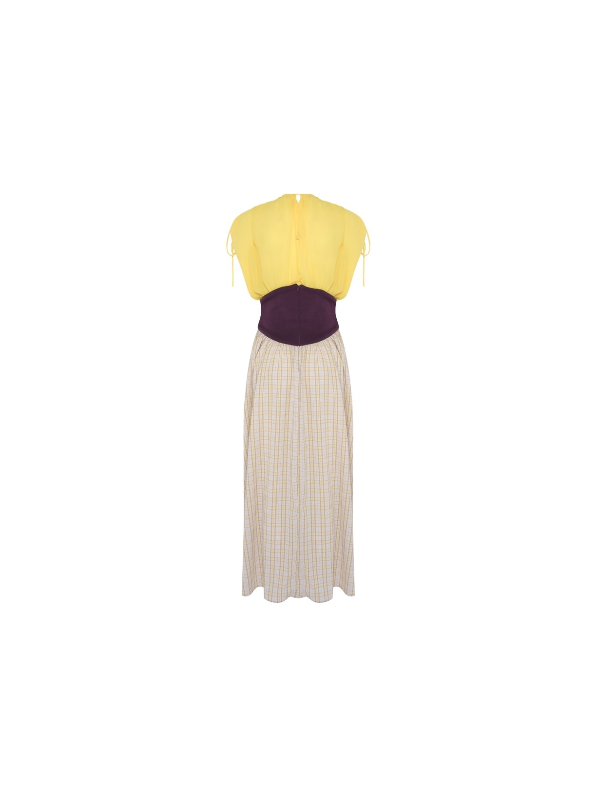 Vestido Longo Mareh Caracola Amarelo Shop Ginger