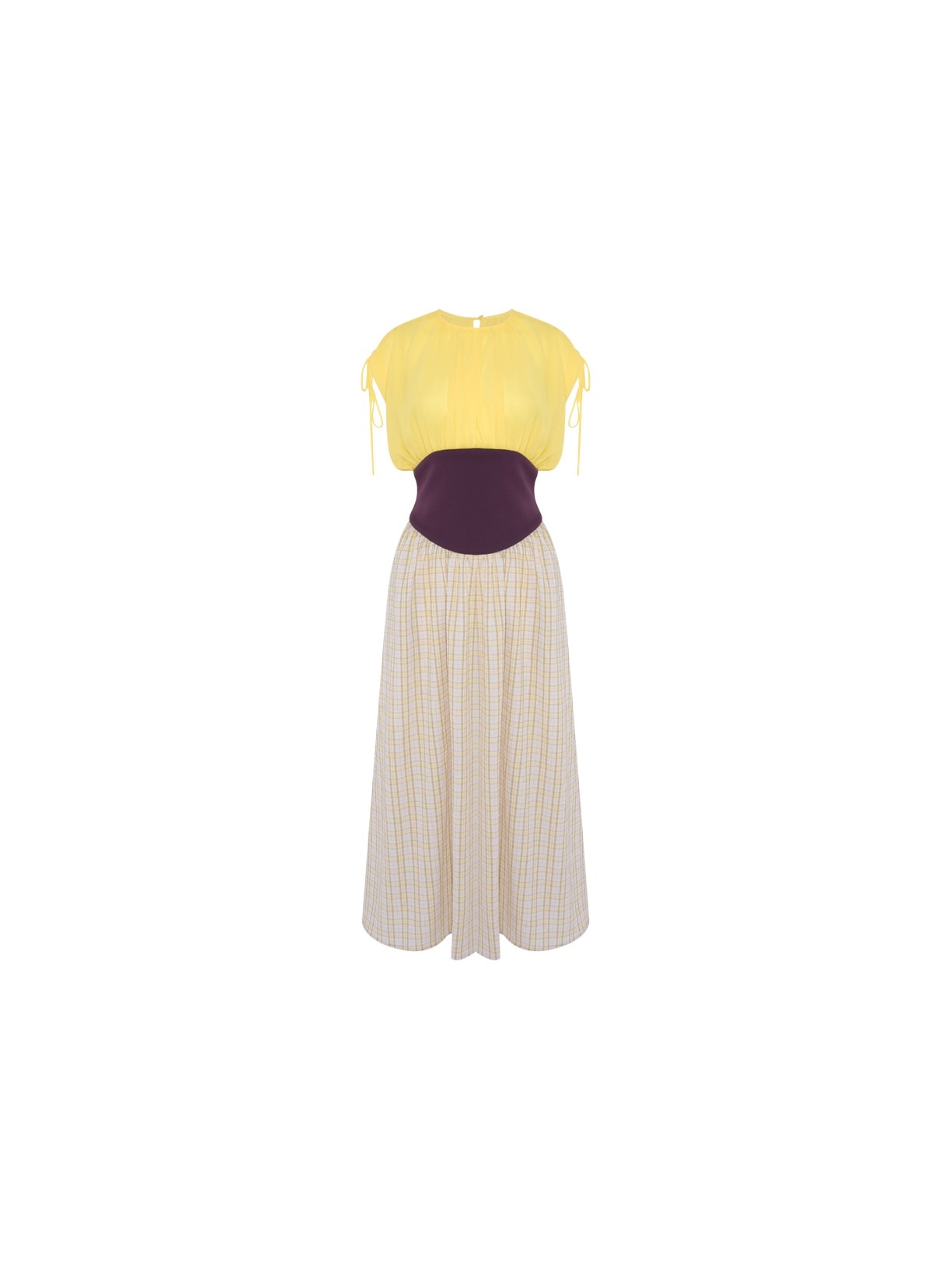 Vestido Longo Mareh Caracola Amarelo Shop Ginger