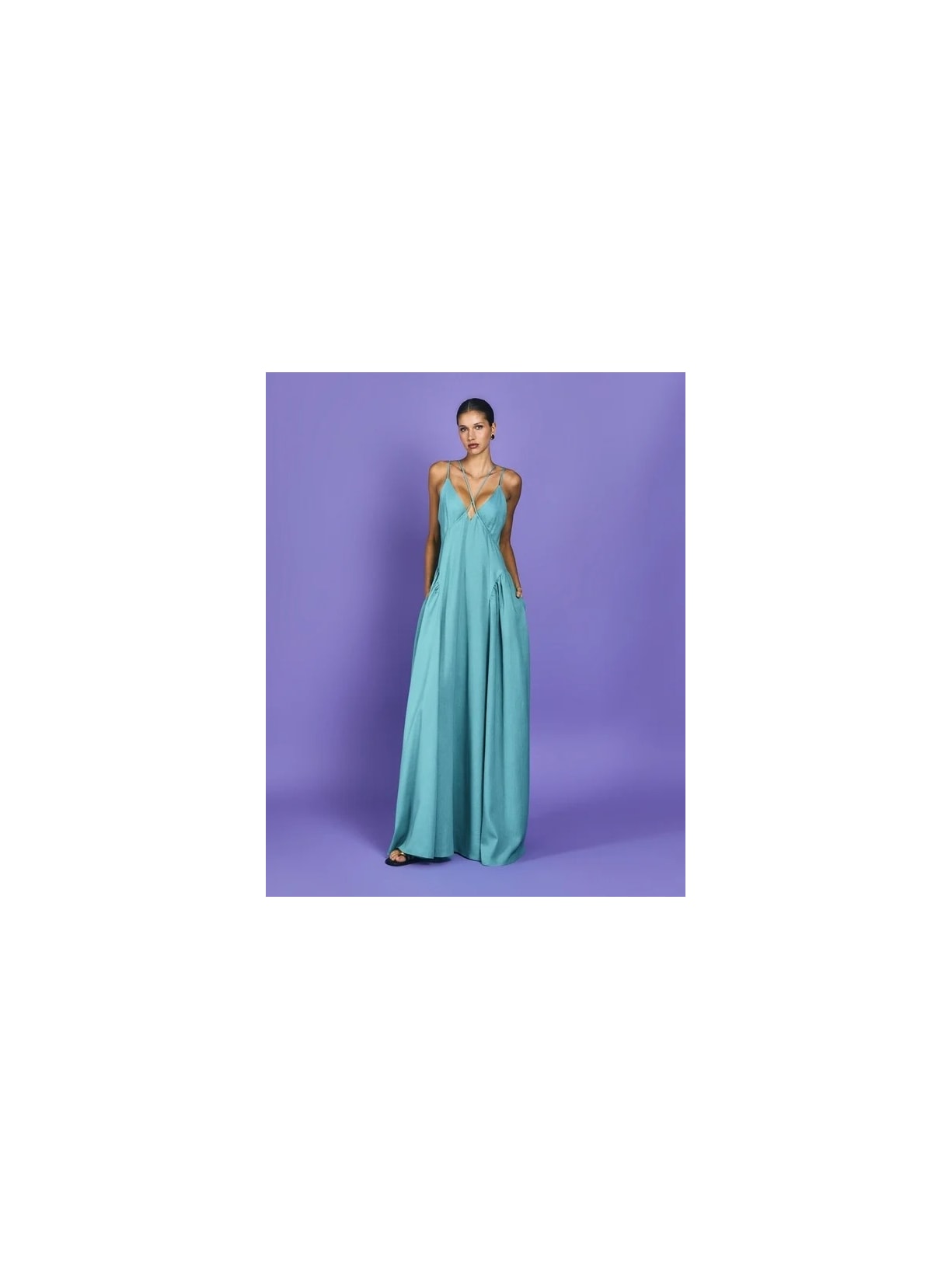 Vestido Longo Mareh Tartaruga Verde Shop Ginger