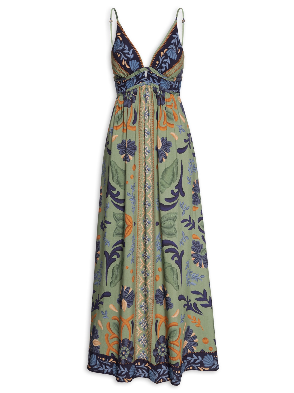 Vestido Longo Maresia - Verde