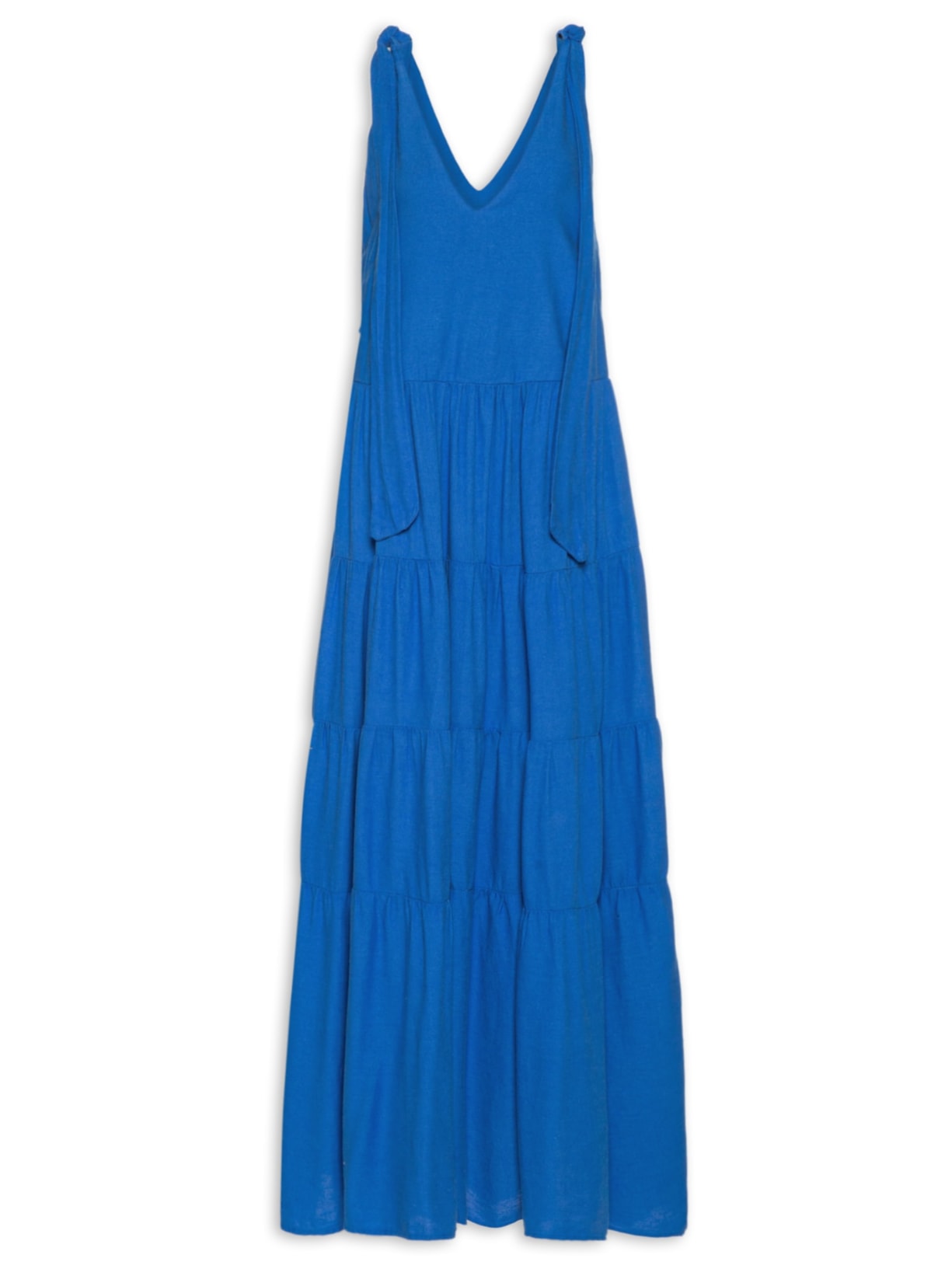 Vestido Longo Marias - Azul