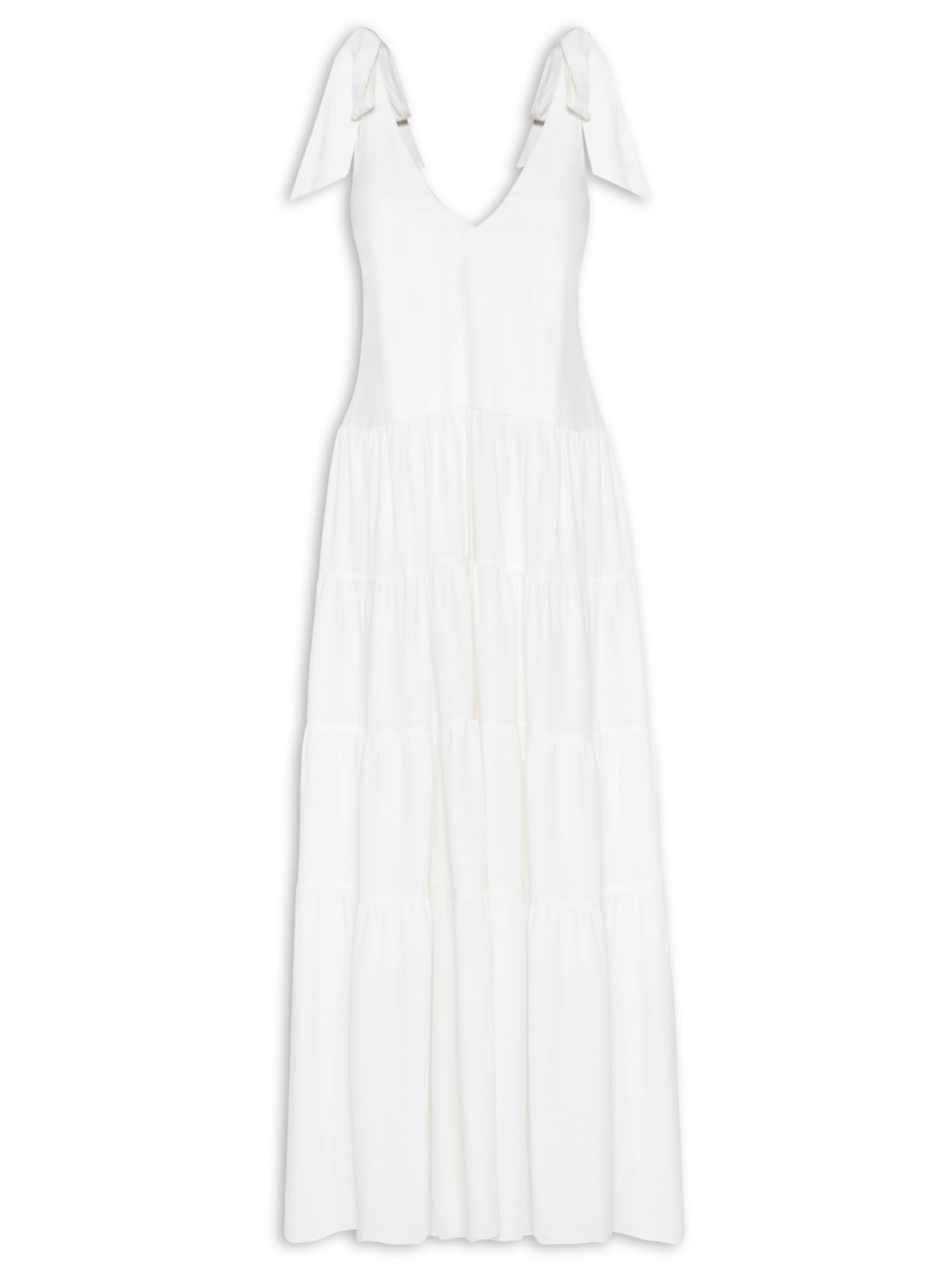 Vestido Longo Marias - Branco