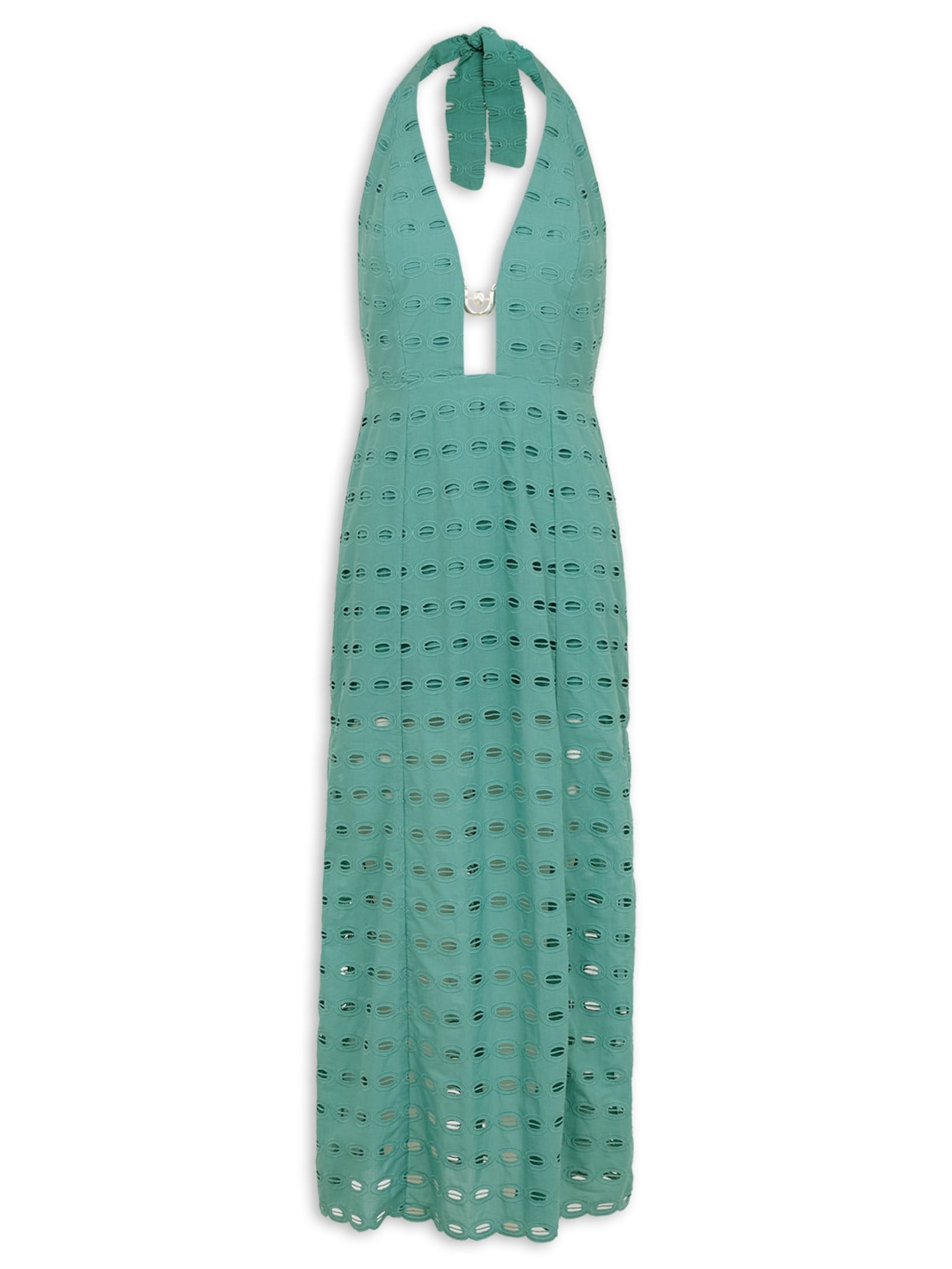 Vestido Longo Maryse Det - Azul