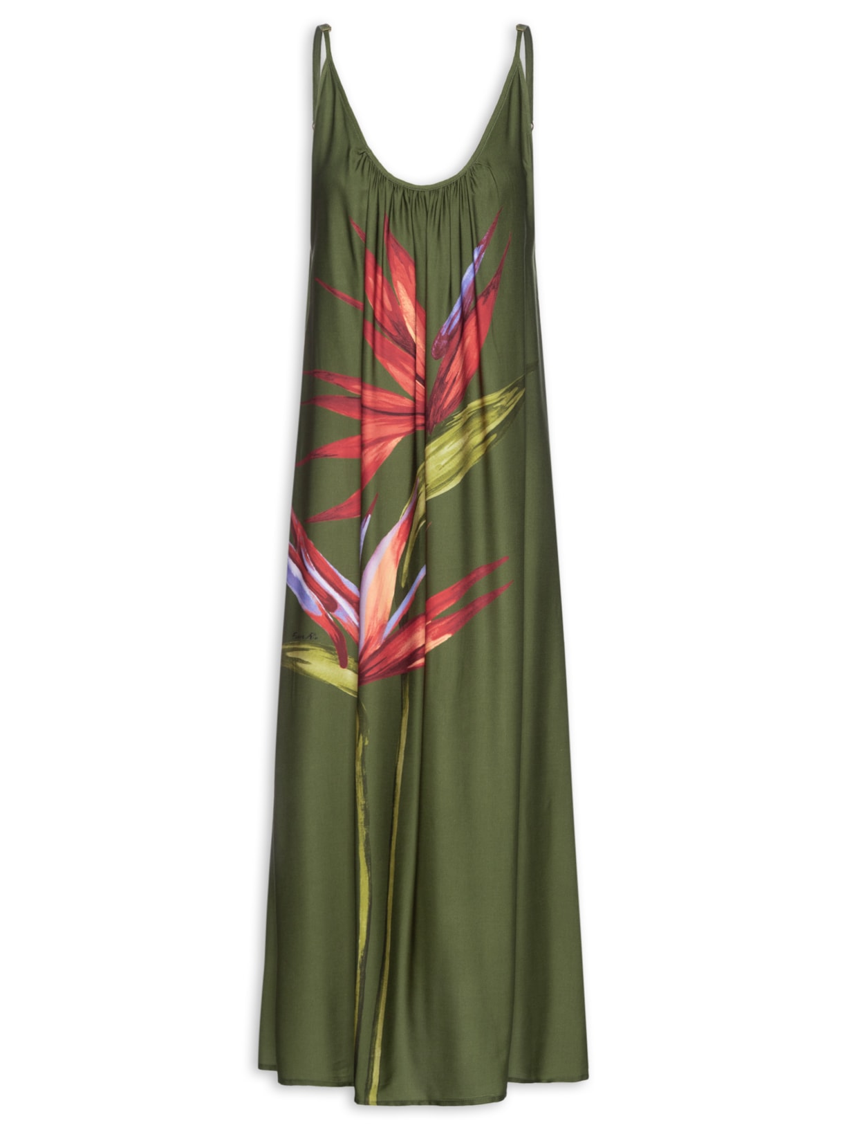 Vestido Longo Maxi Estrelicia - Verde