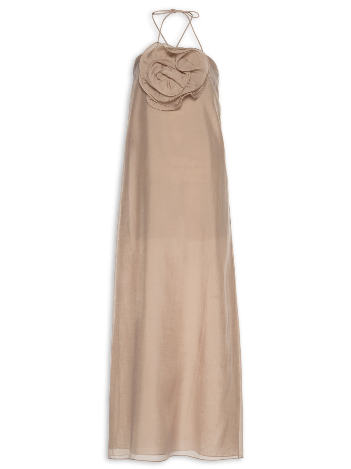 Vestido Longo Maxi Flower Rosa Adriana Degreas