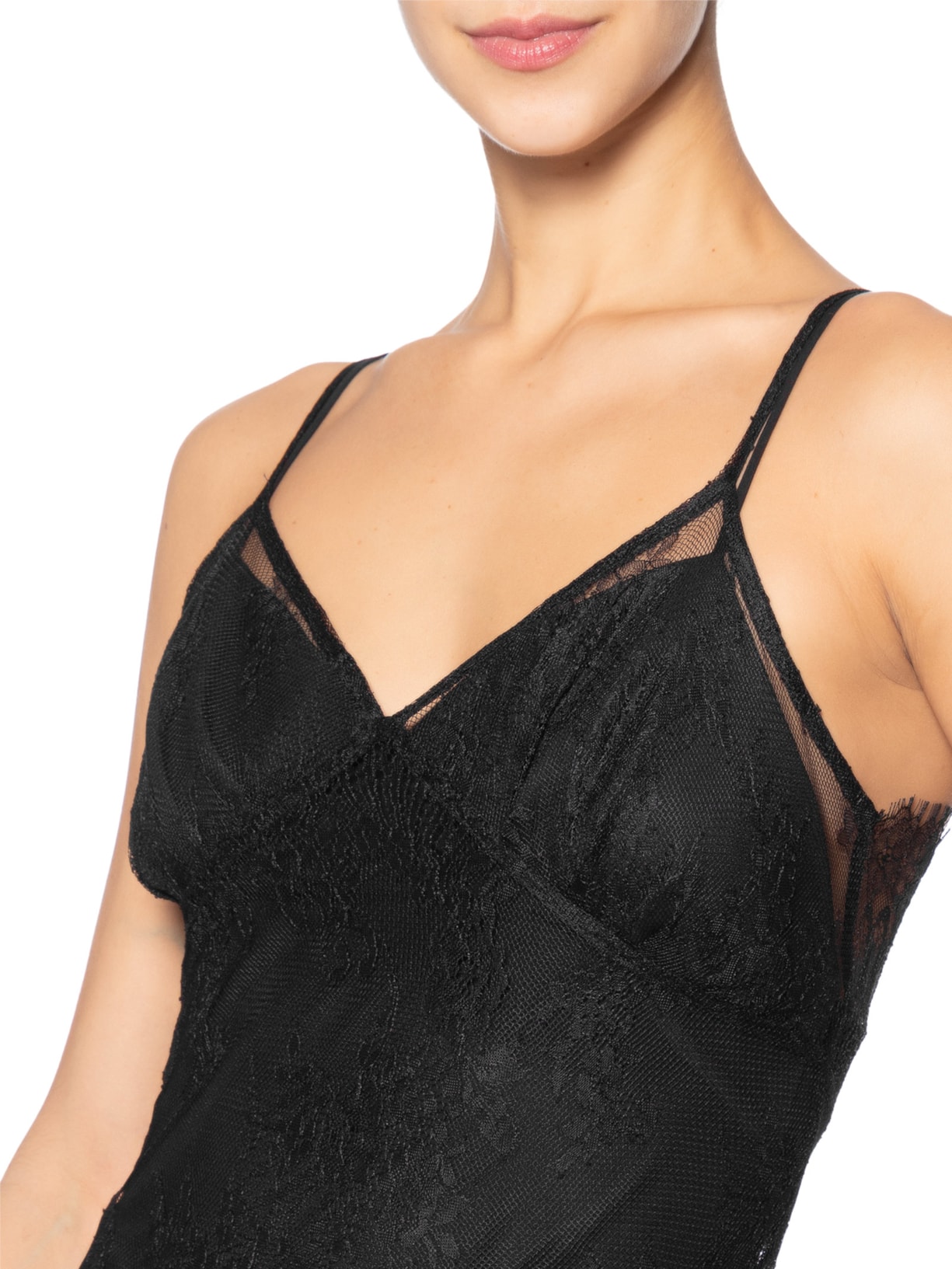 Vestido Longo Megan Renda Preto Fabulous Agilitá