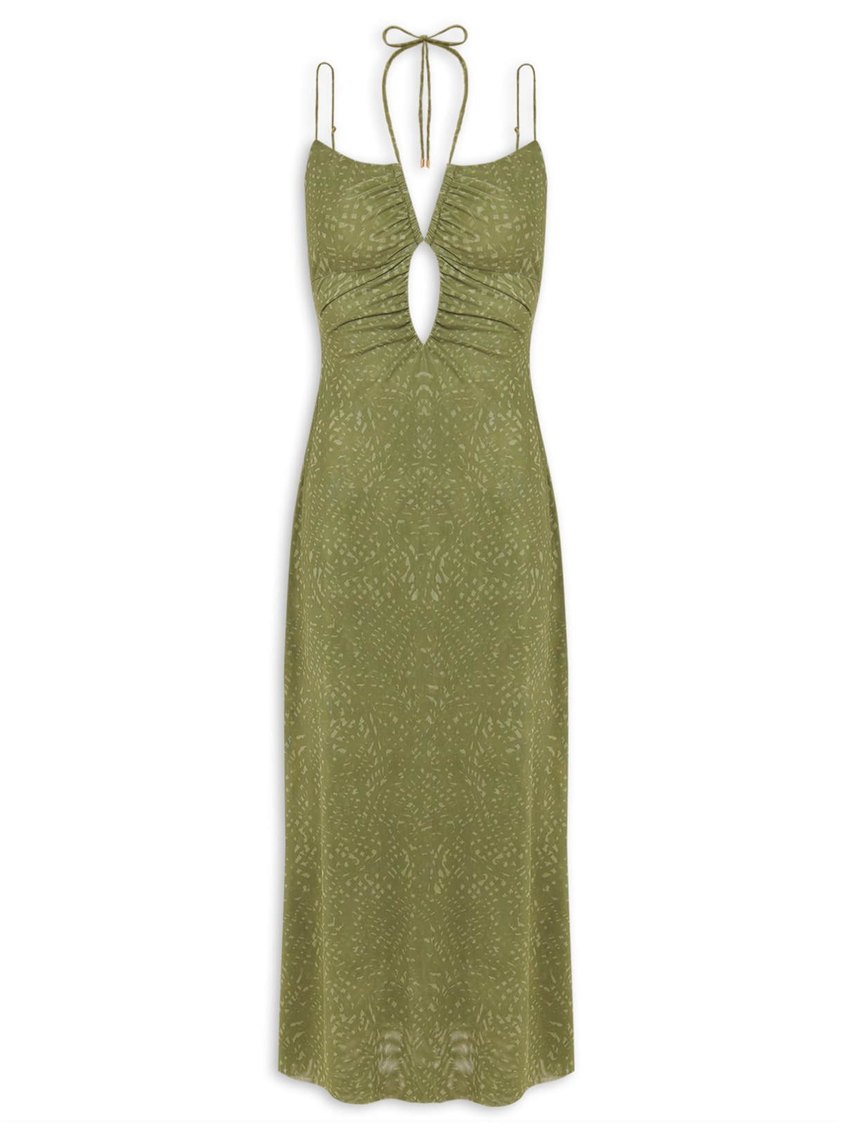 Vestido Longo Mina - Verde