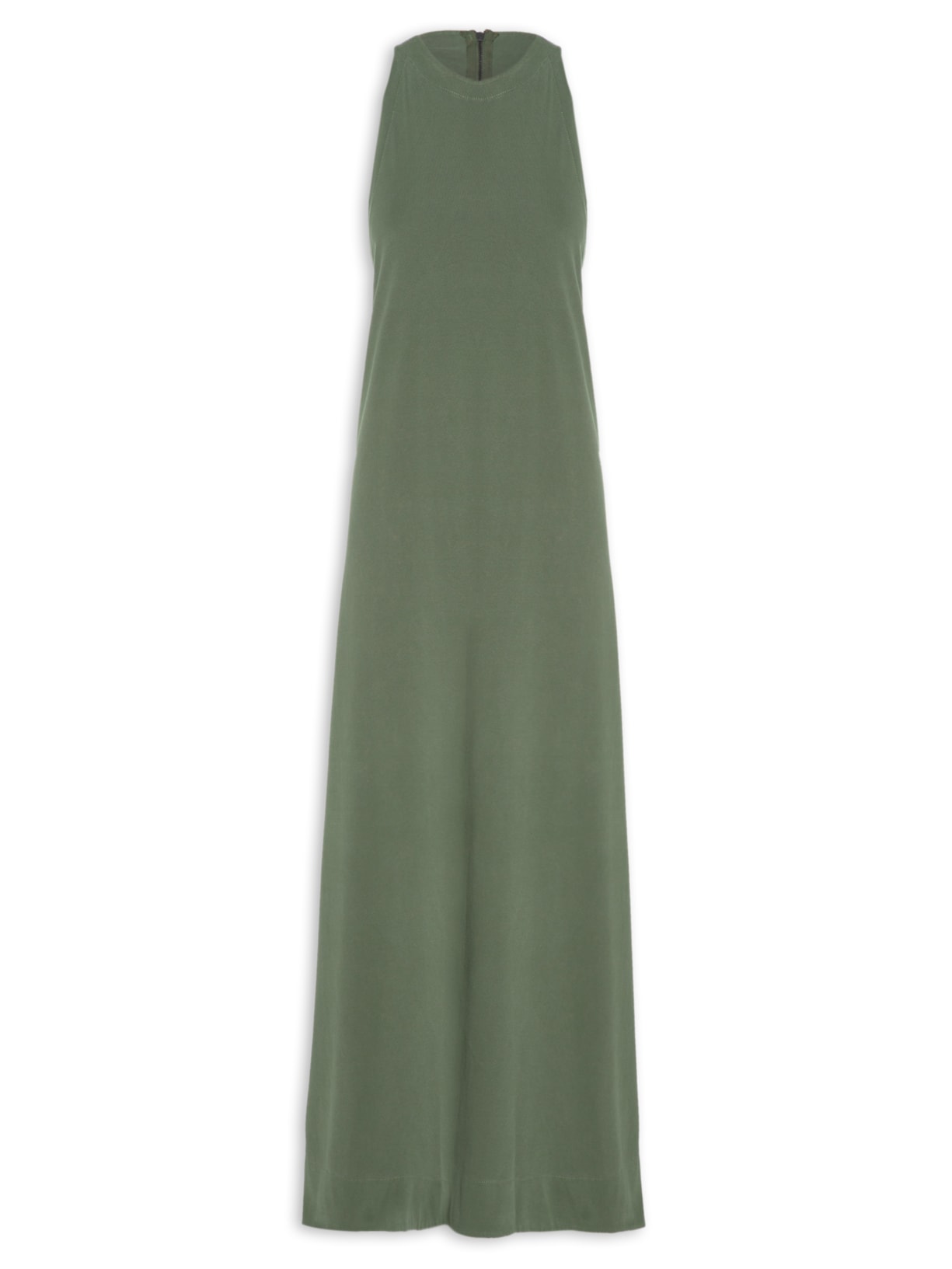 Vestido Longo Nadador Cavado - Verde