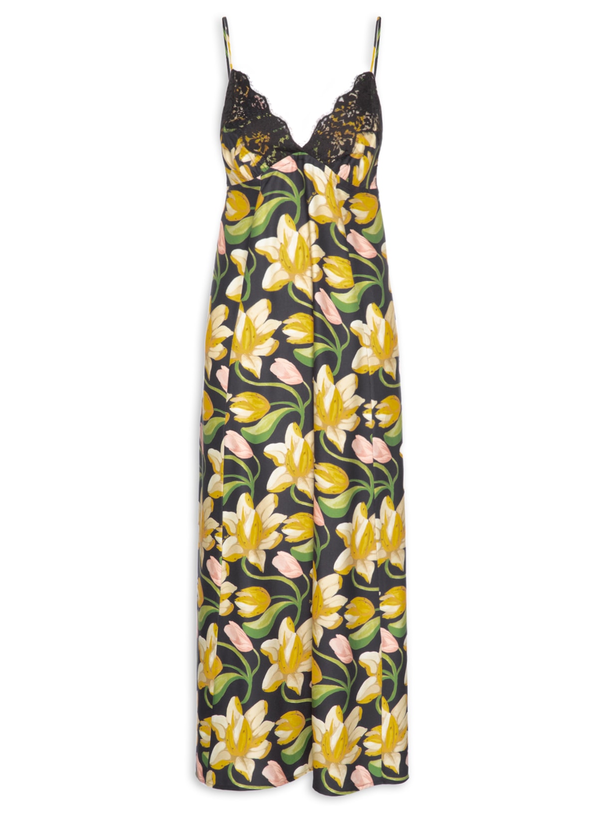 Vestido Longo Nana - Preto