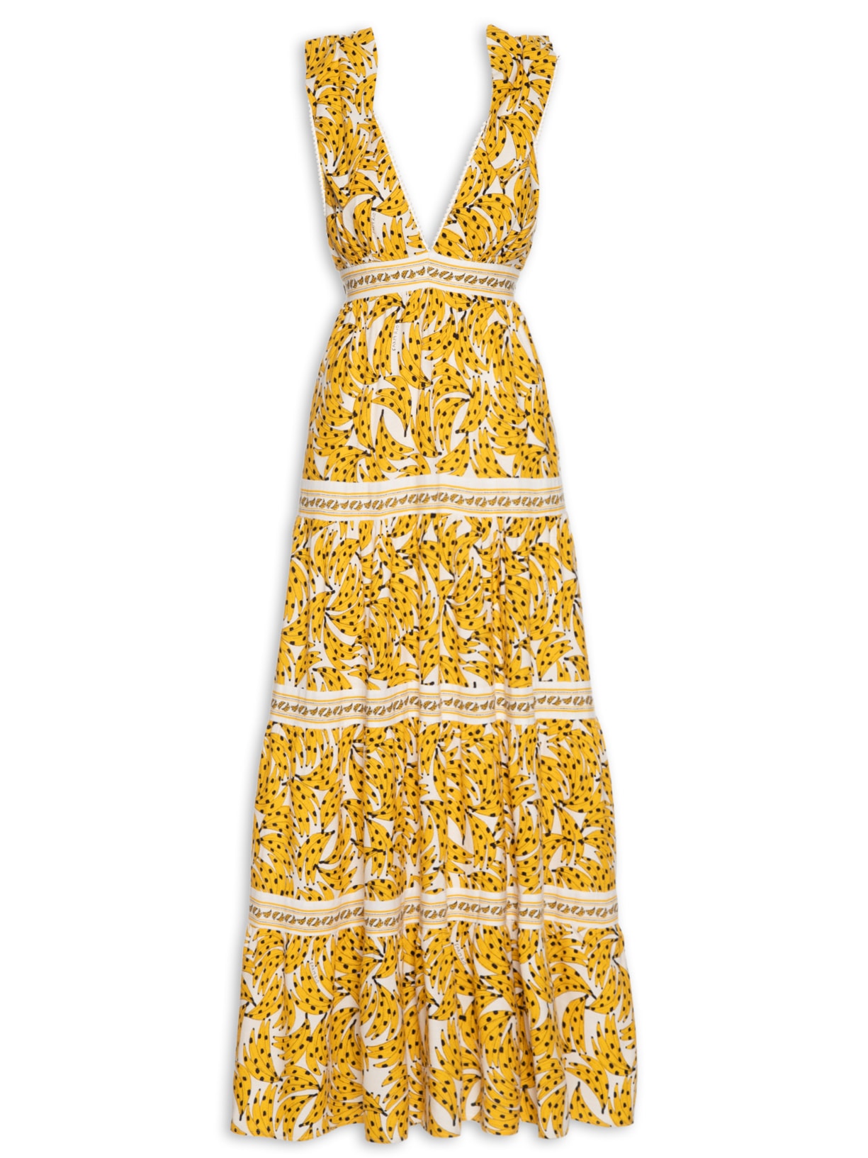 Vestido Longo Nanica - Amarelo