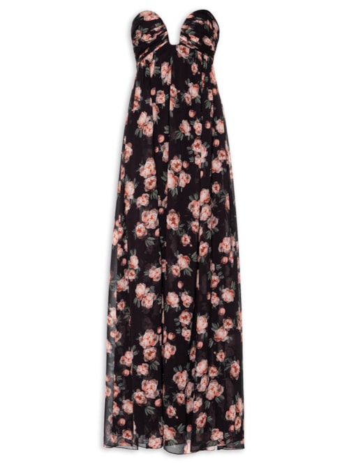 Vestido Longo Naomi - Preto
