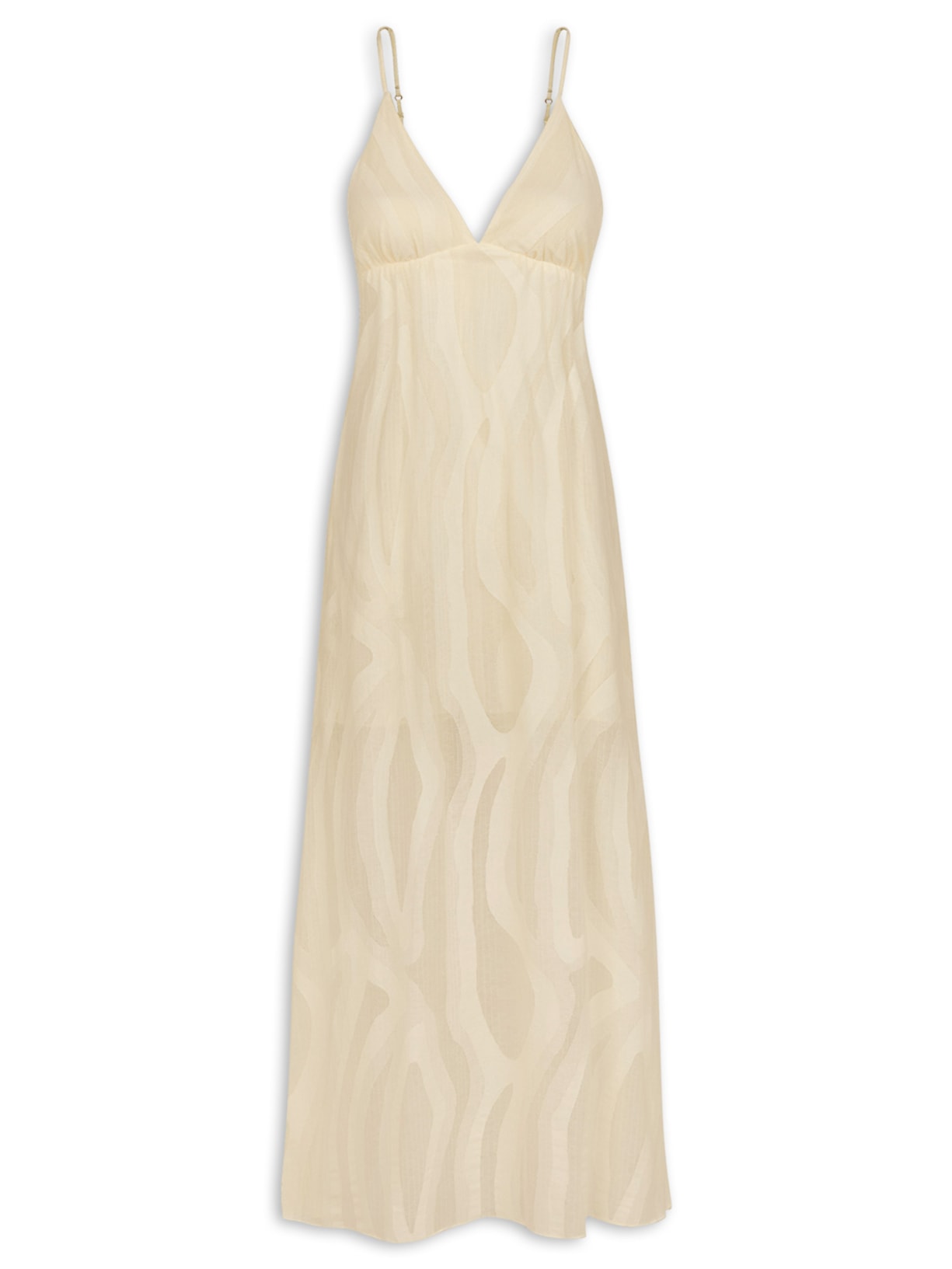 Vestido Longo Nya Branco Vix
