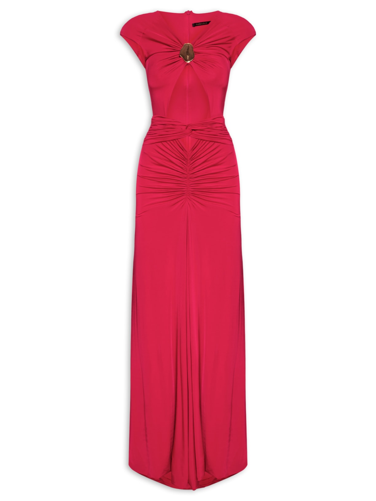 Vestido Longo Olivia Abertura Frontais Vermelho Fabulous Agilitá