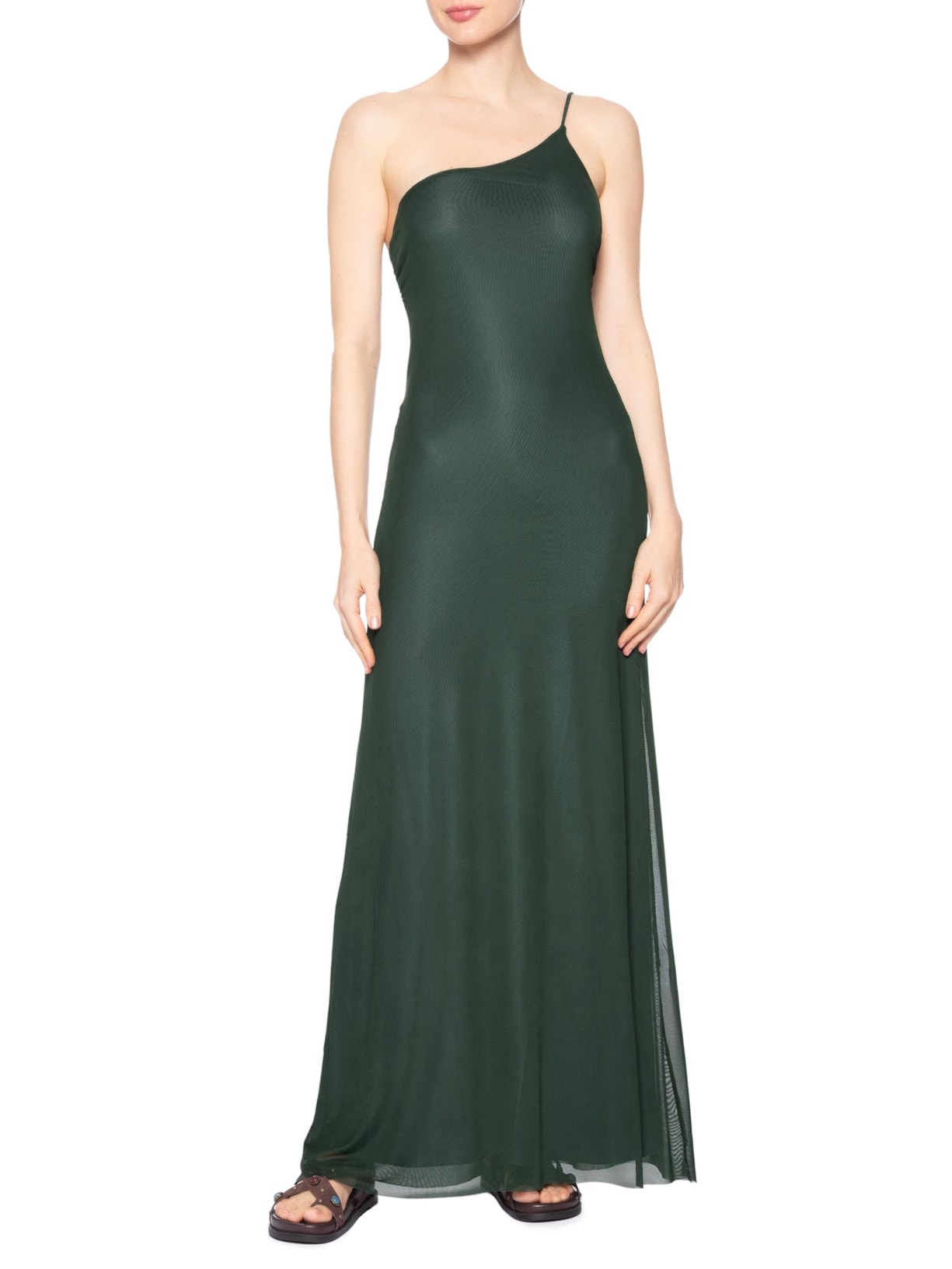 Vestido Longo Ombro Só Verde Farm