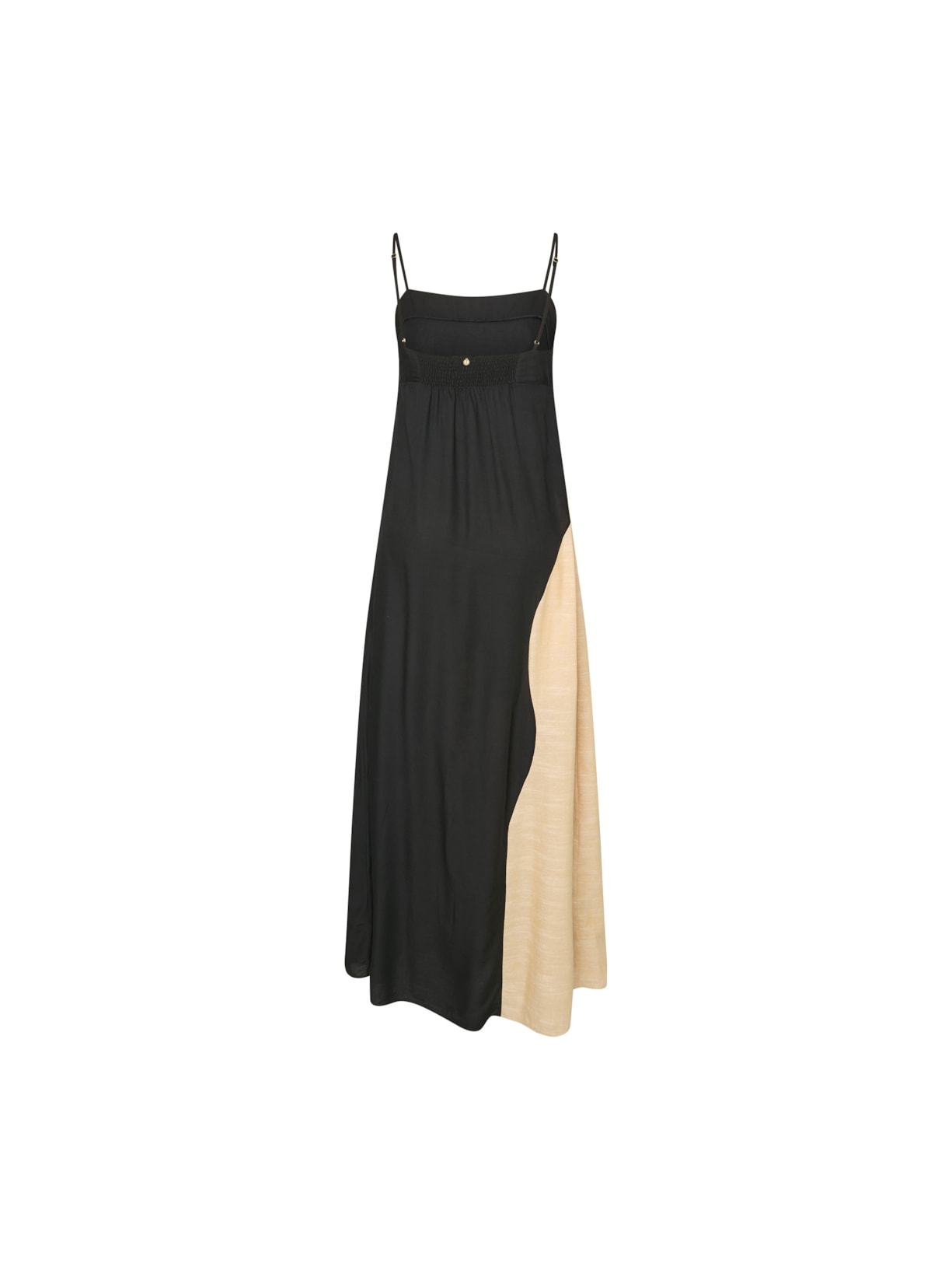 vestido longo organic preto Suntime