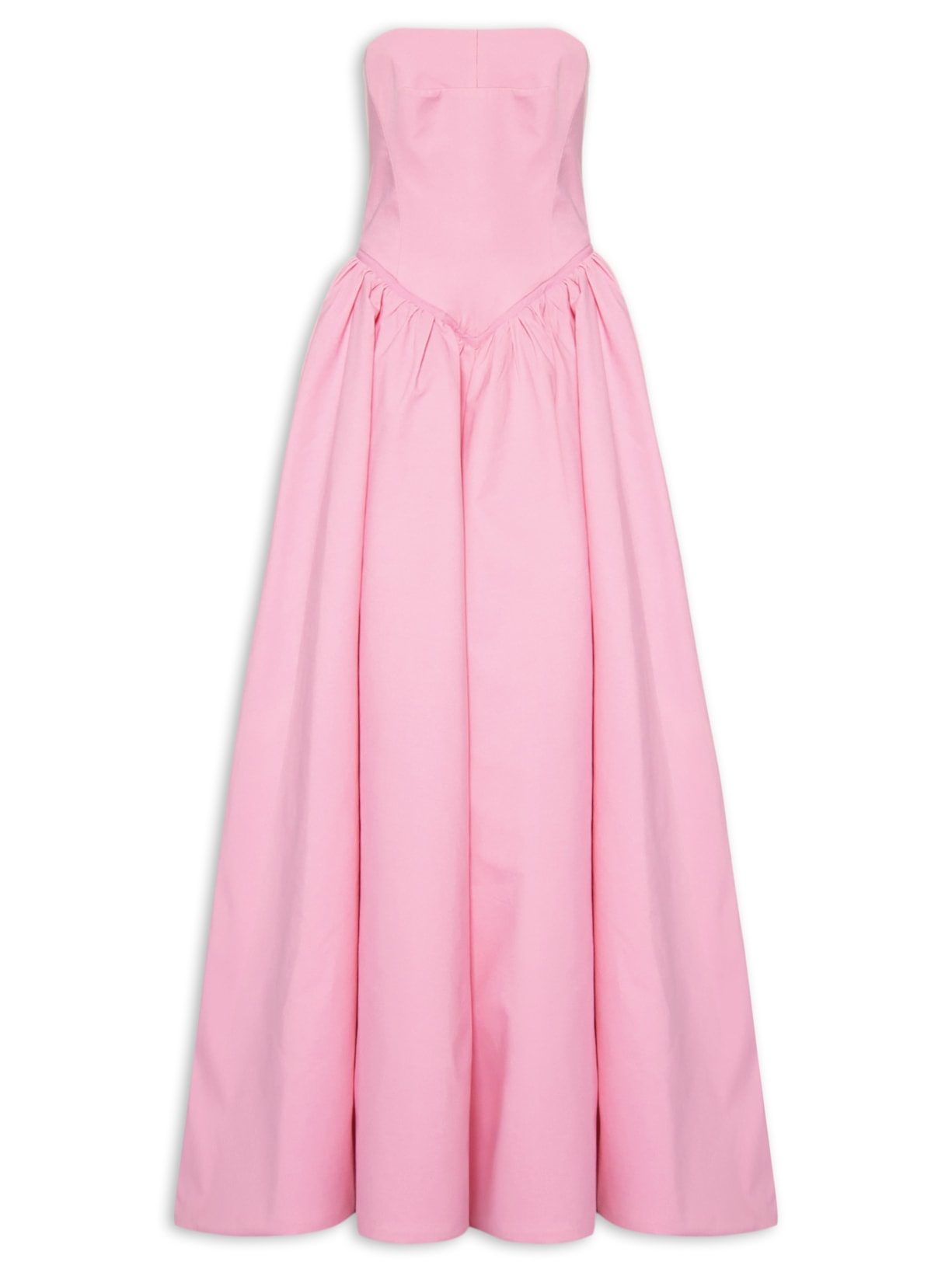 Vestido Longo Pamela Tafetá Rosa Fabulous Agilitá