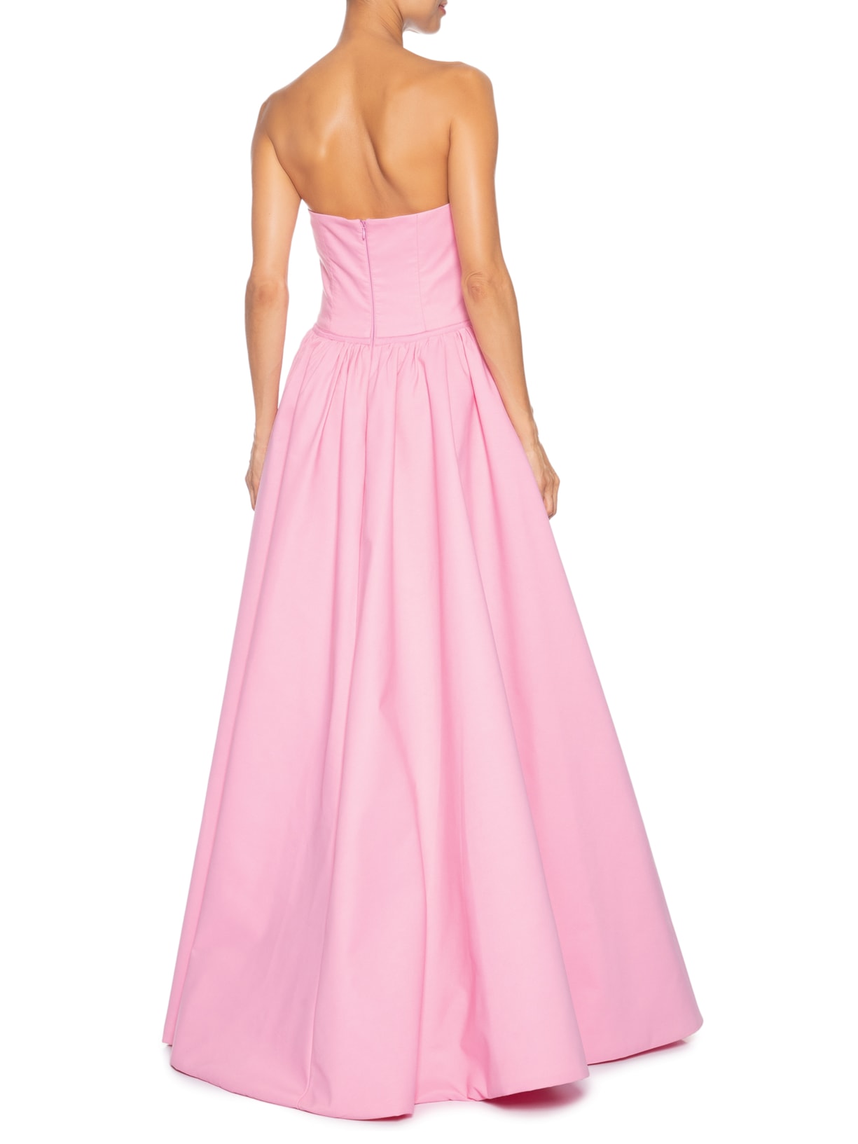Vestido Longo Pamela Tafetá Rosa Fabulous Agilitá
