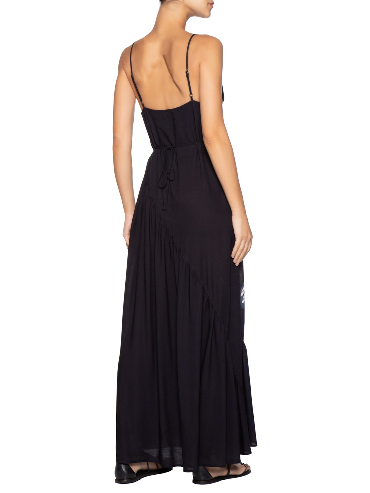 Vestido Longo Panapana – Preto Farm