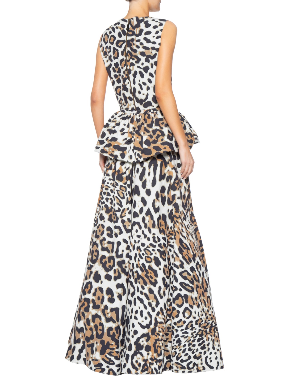 Vestido Longo Panthera Animal Print Mixed