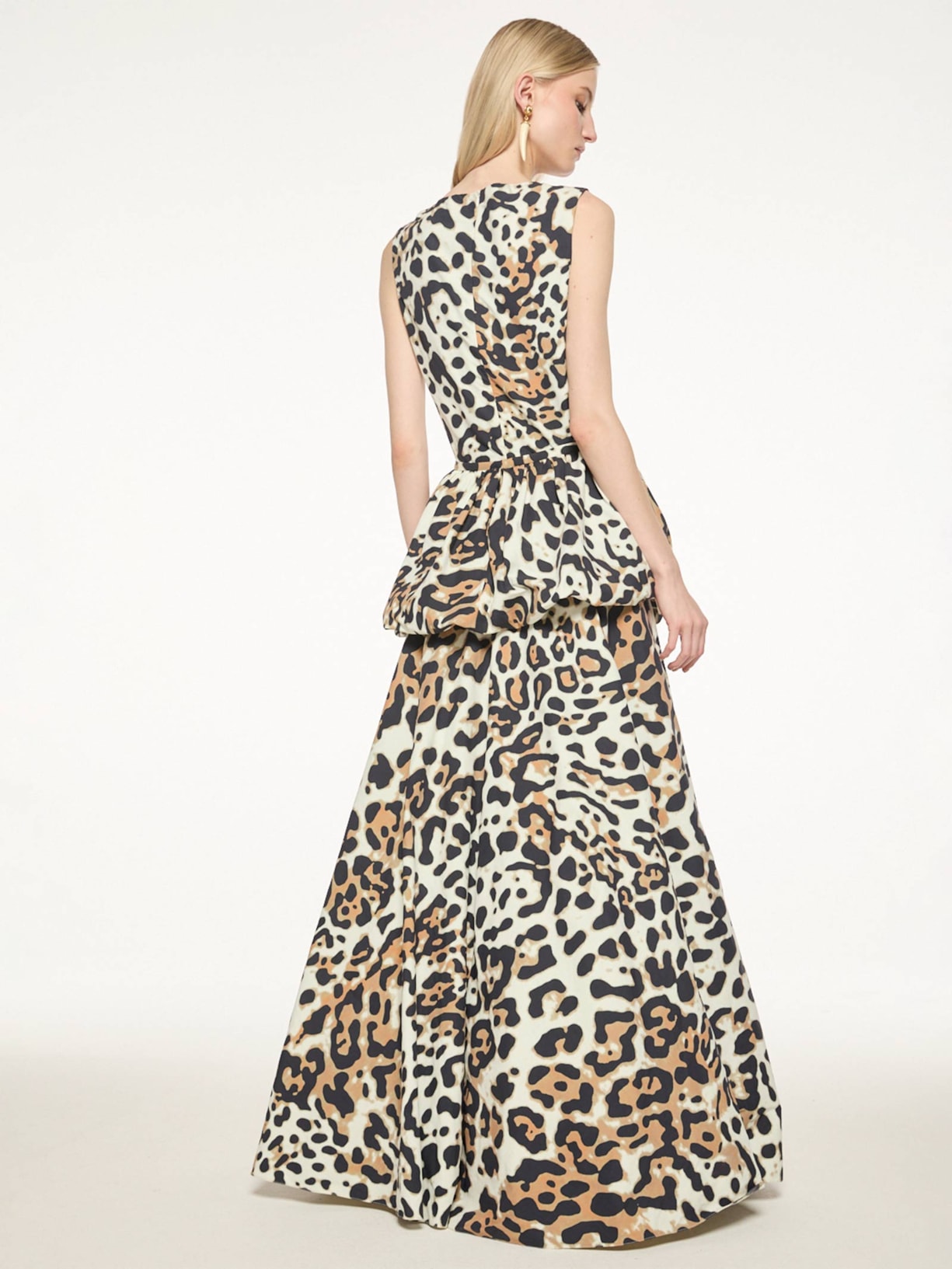 Vestido Longo Panthera Animal Print Mixed