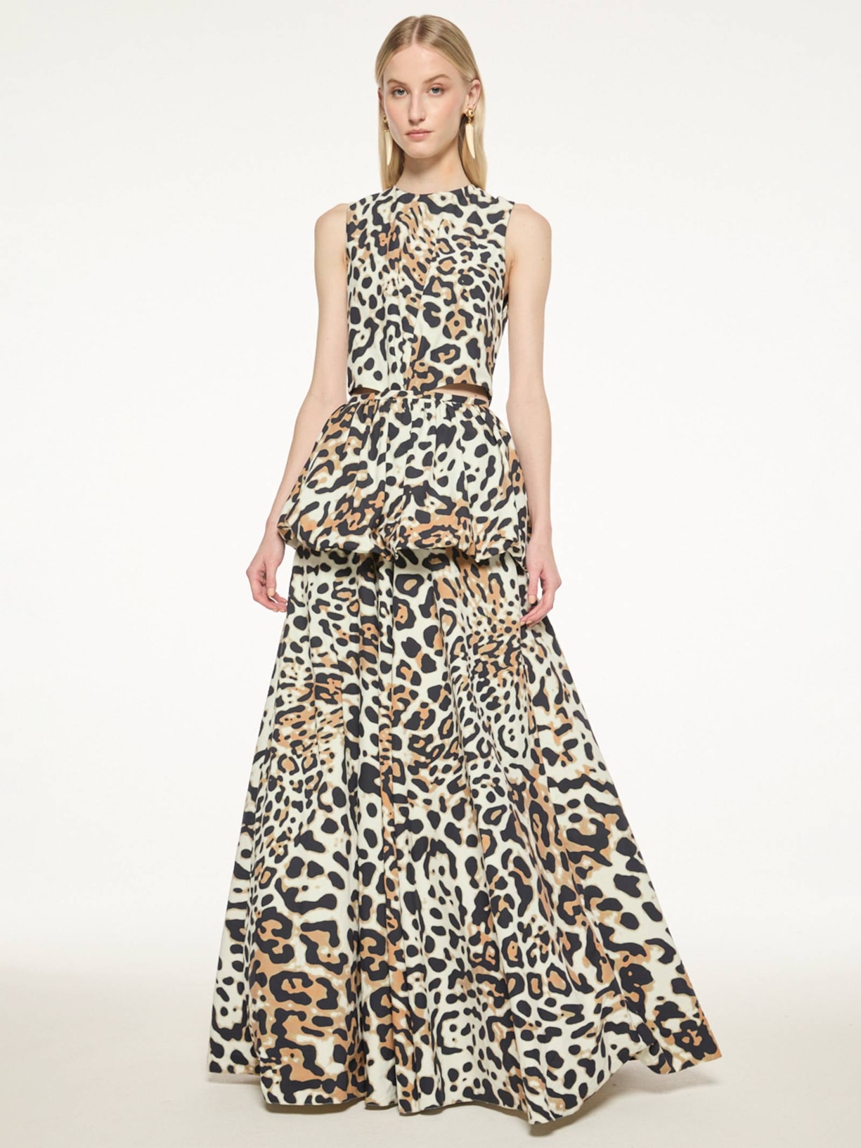 Vestido Longo Panthera Animal Print Mixed