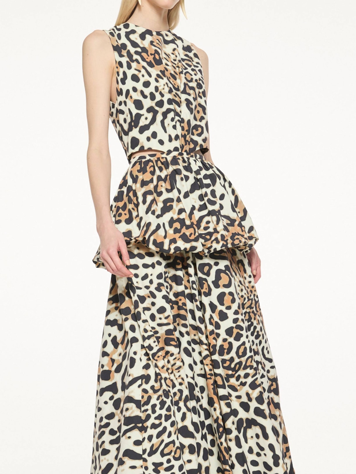 Vestido Longo Panthera Animal Print Mixed