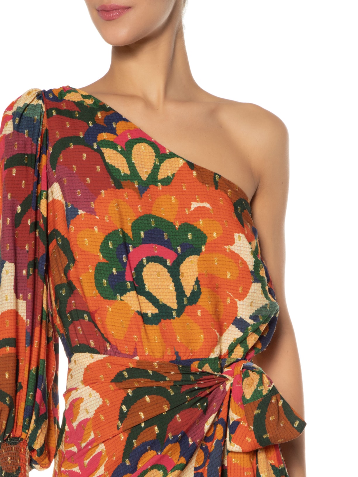 Vestido Longo Paraty Laranja Farm