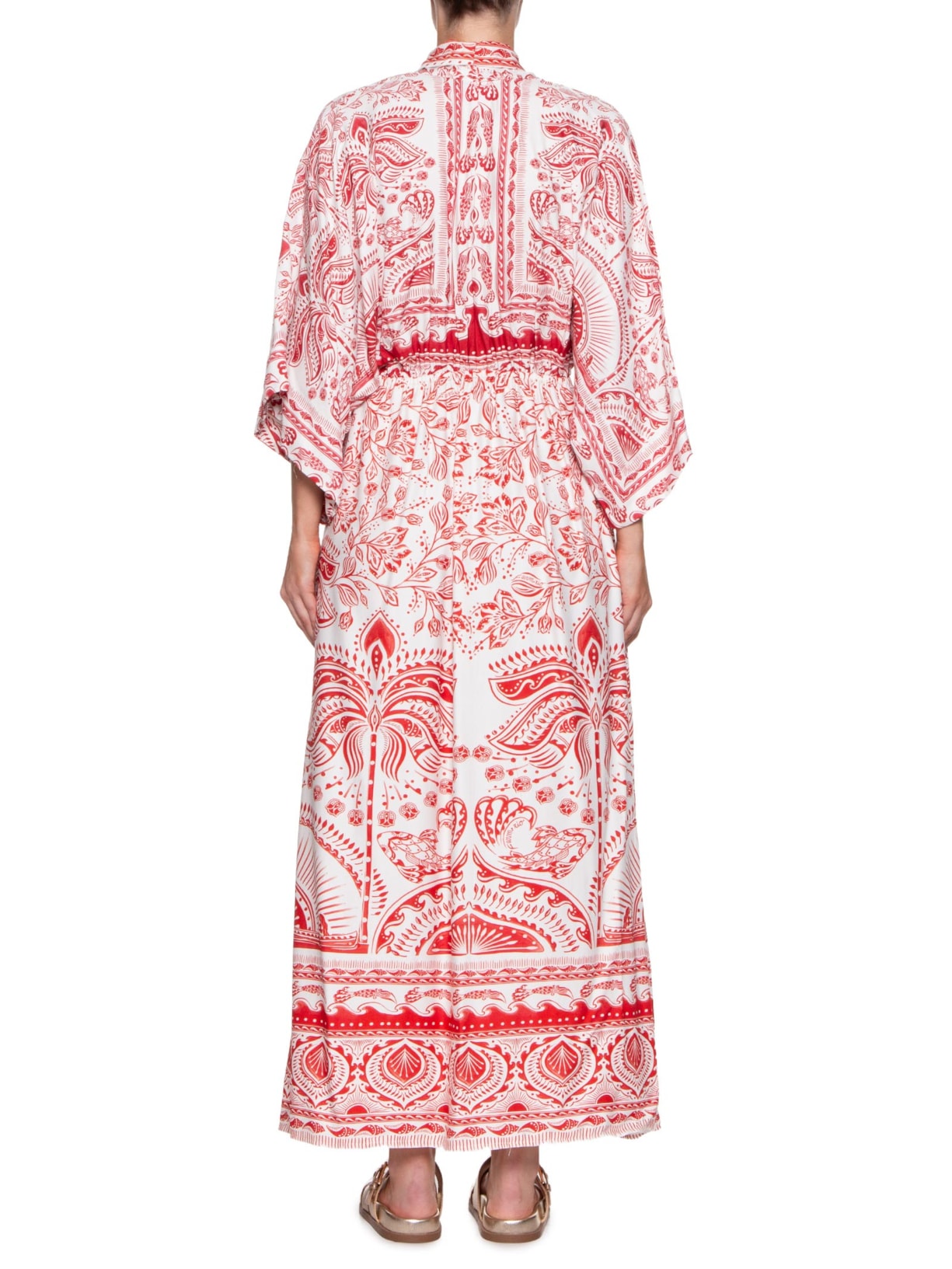 Vestido Longo Passeio De Rio Vermelho Farm