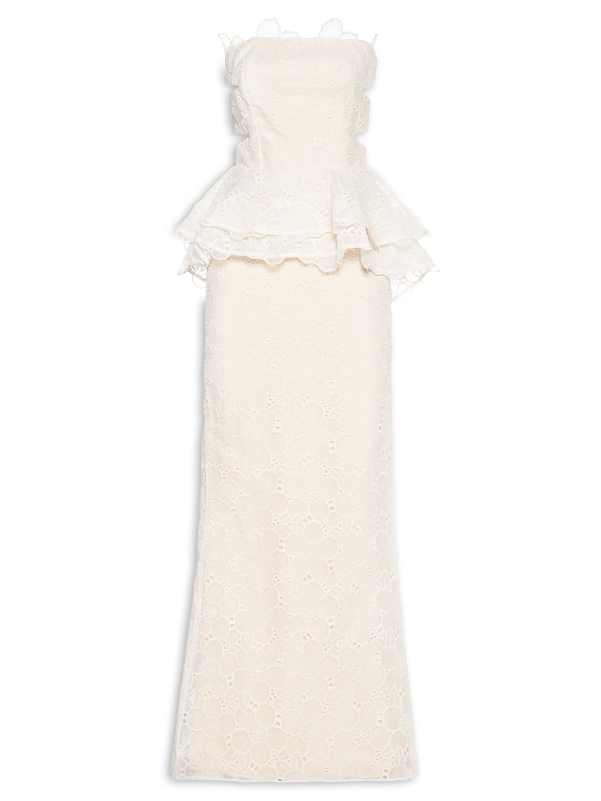 Vestido Longo Paula Aniversário Vicente Off White Fabulous Agilitá