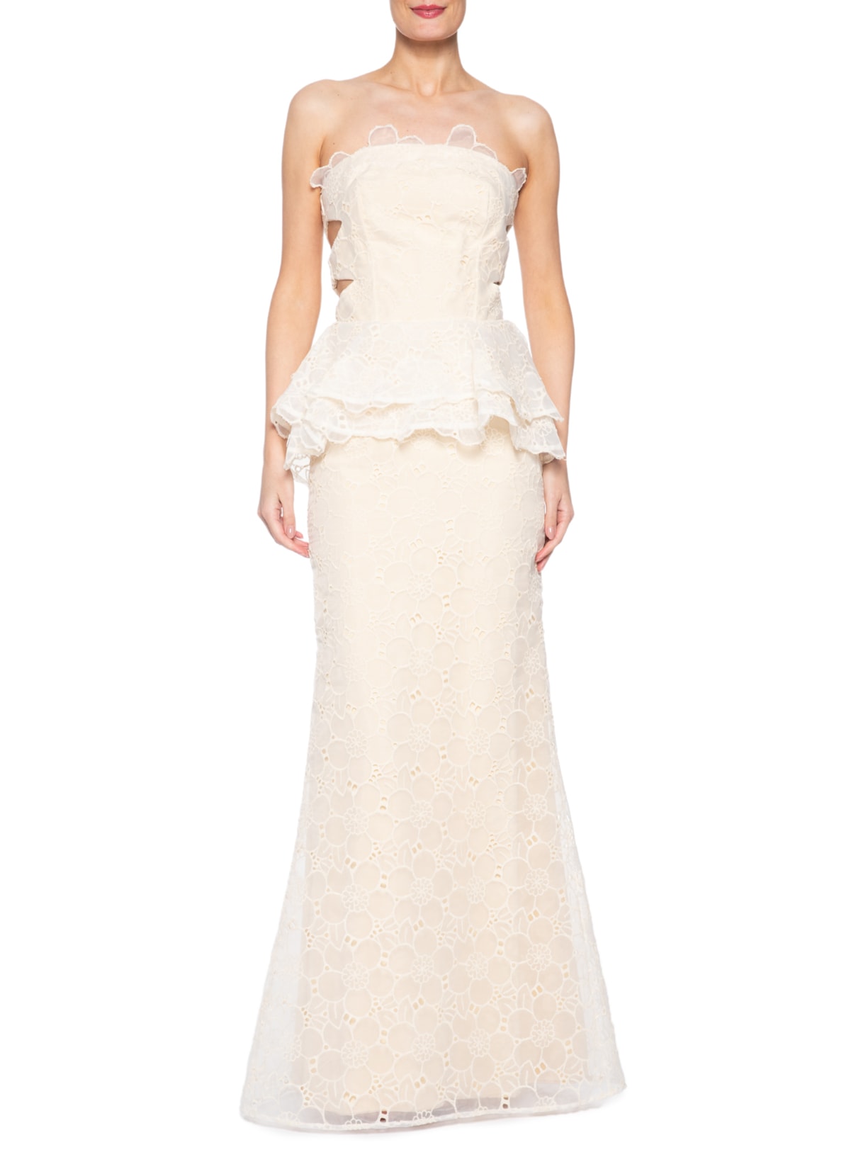 Vestido Longo Paula Aniversário Vicente Off White Fabulous Agilitá