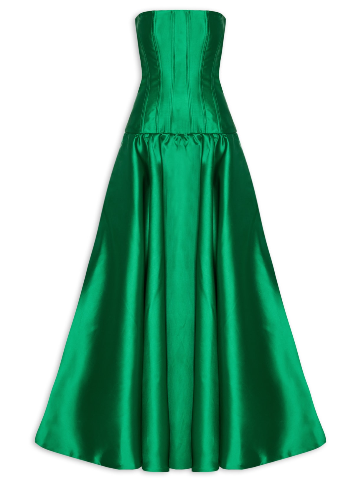 Vestido Longo Paula Tomara Que Caia - Verde