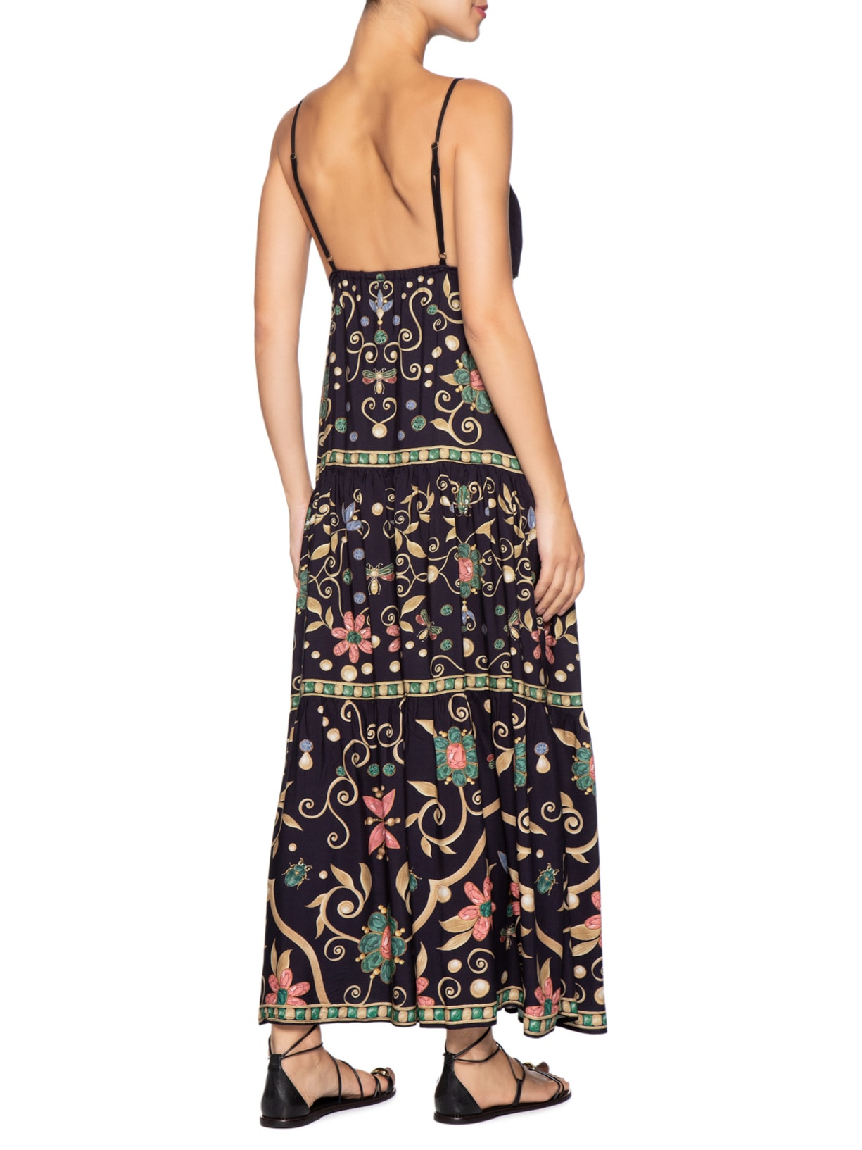 Vestido Longo Petra – Preto Farm