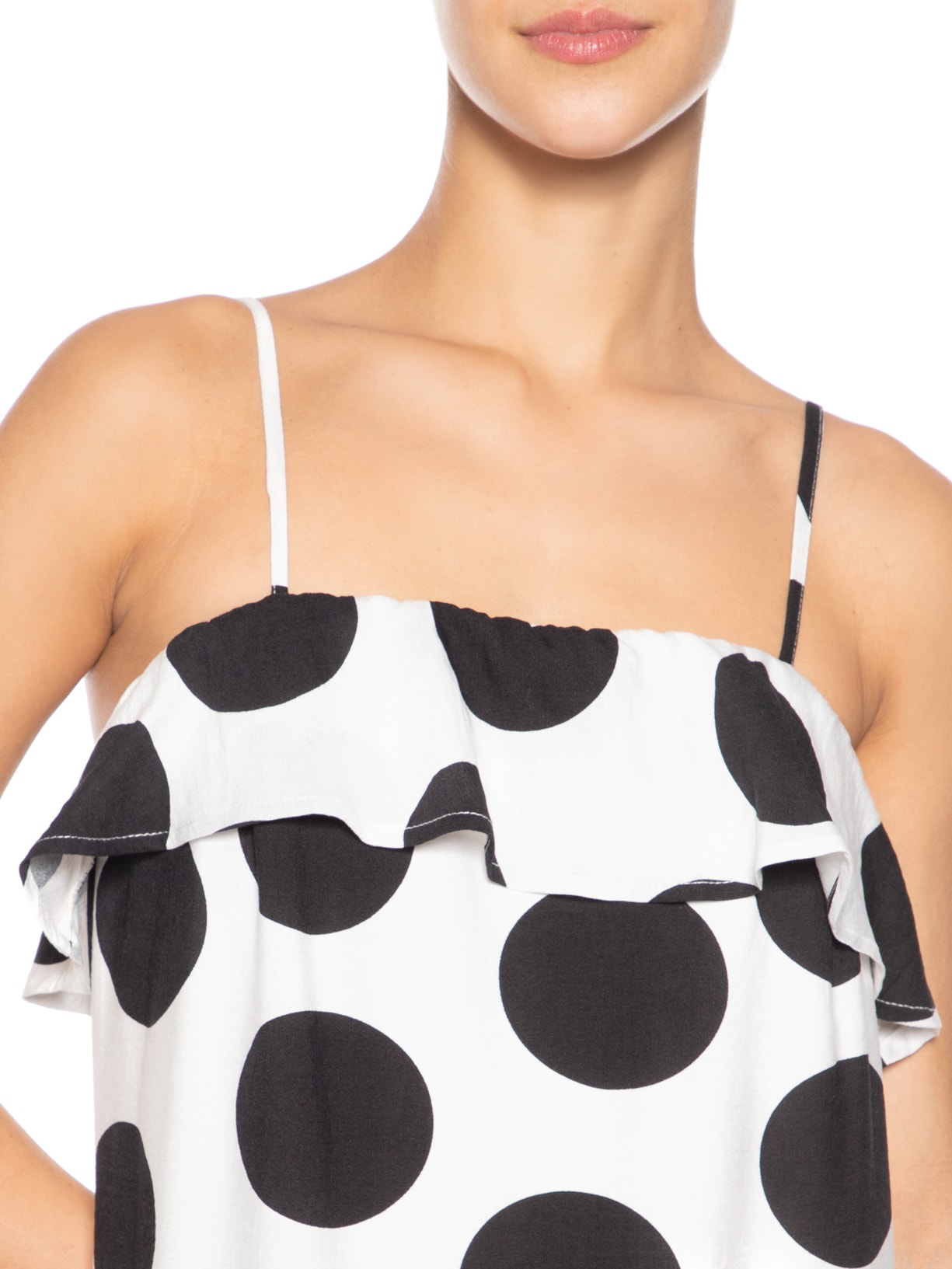 Vestido Longo Poá Off White Market 33