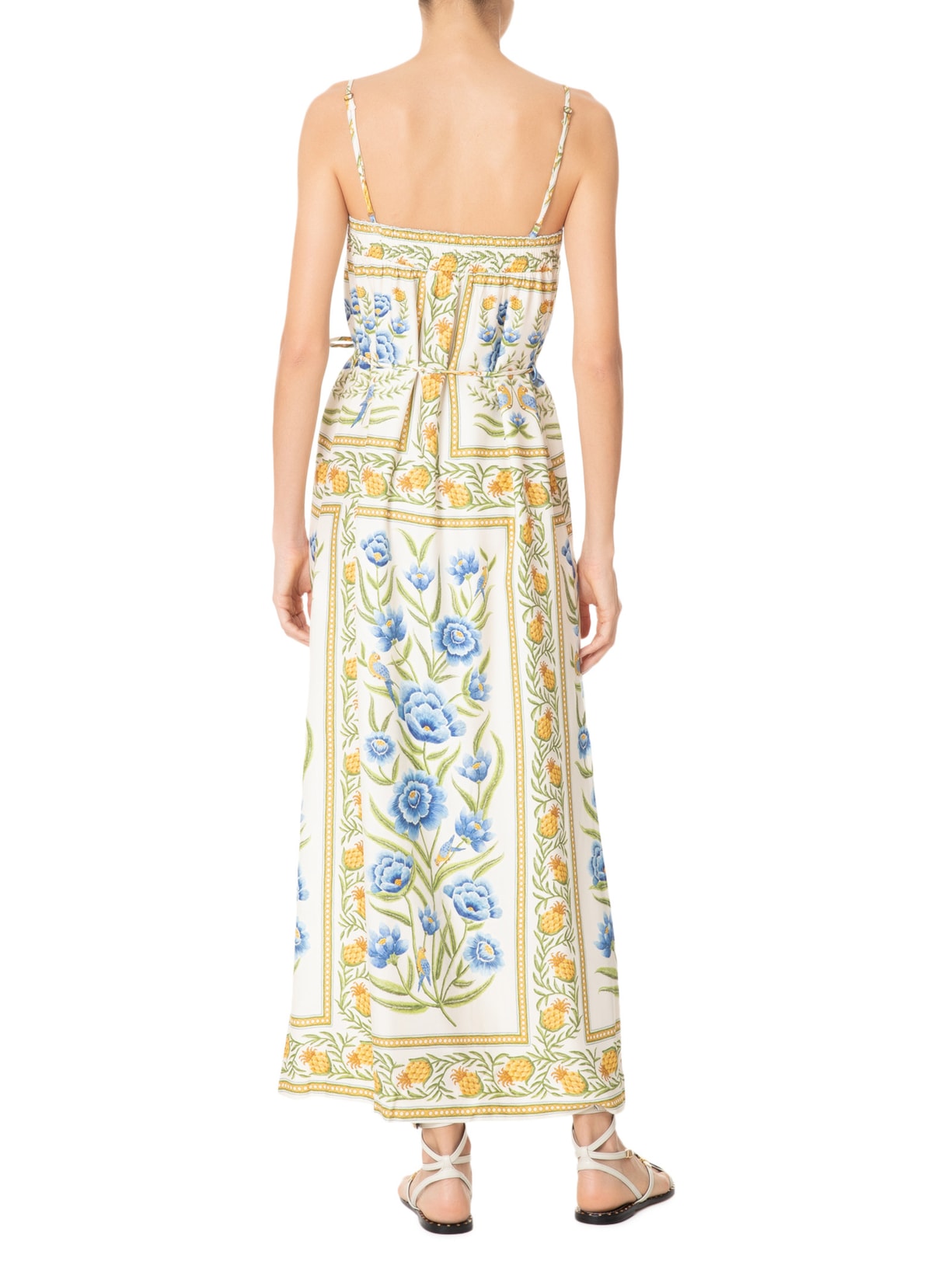 Vestido Longo Puglia Azul  Farm