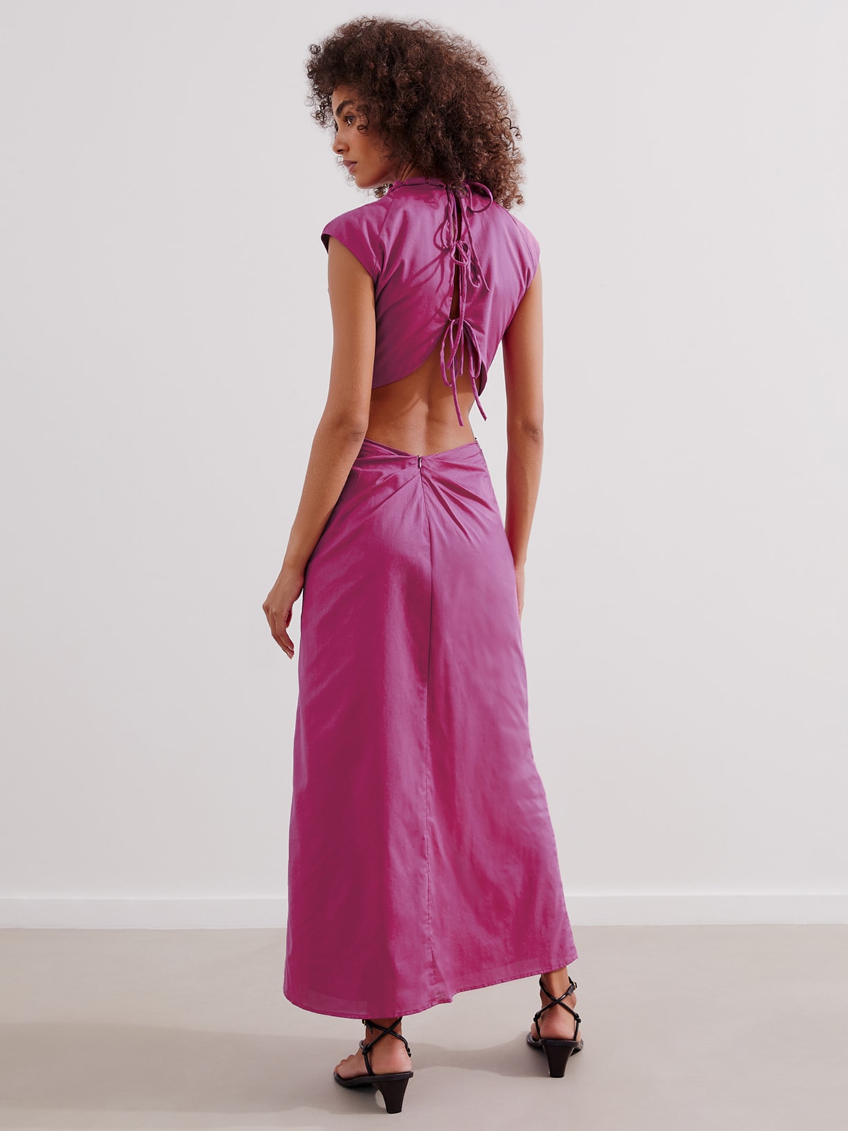 Vestido Longo Raira Jaipur Rosa Vix