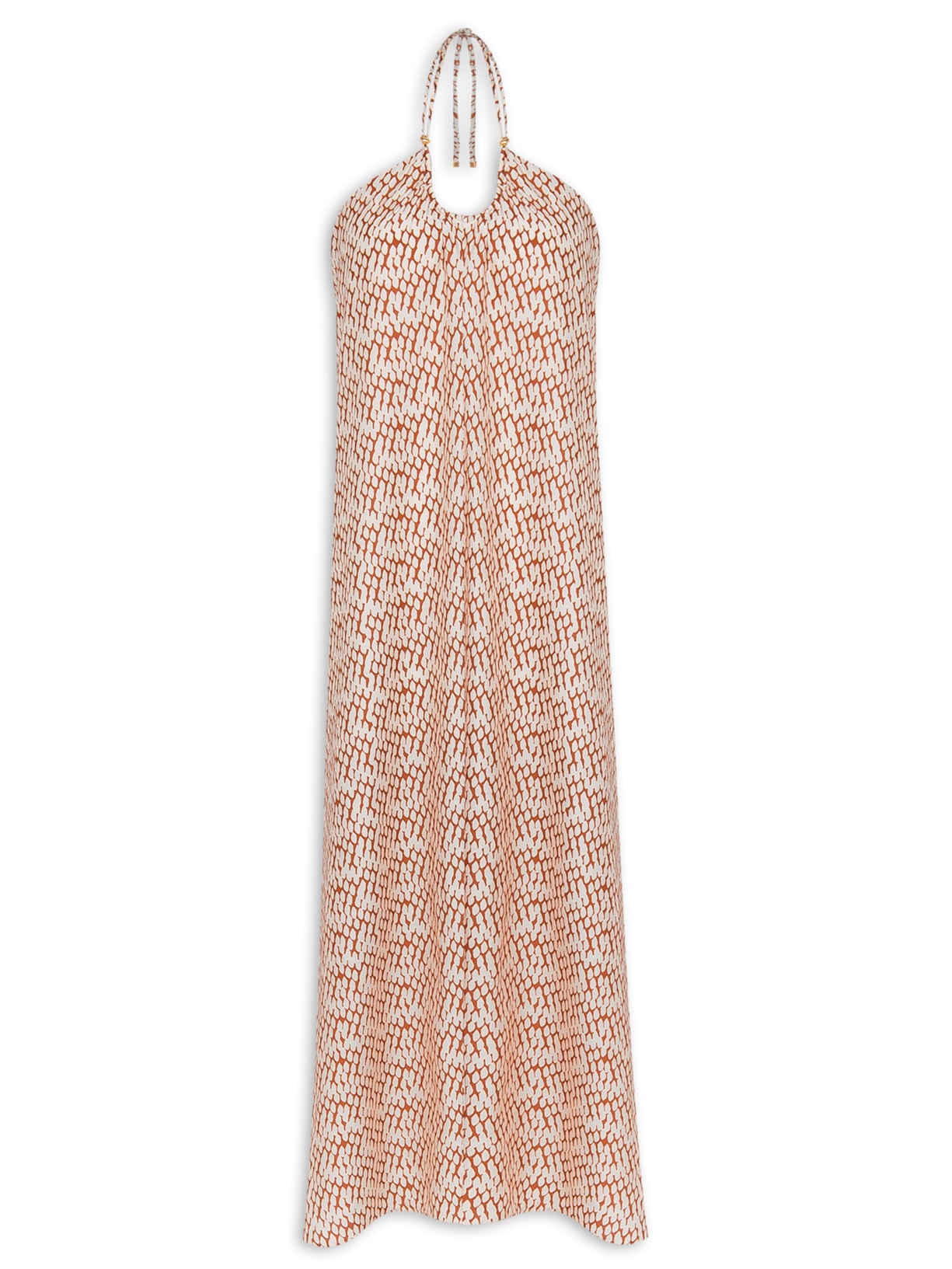 Vestido Longo Raven - Marrom