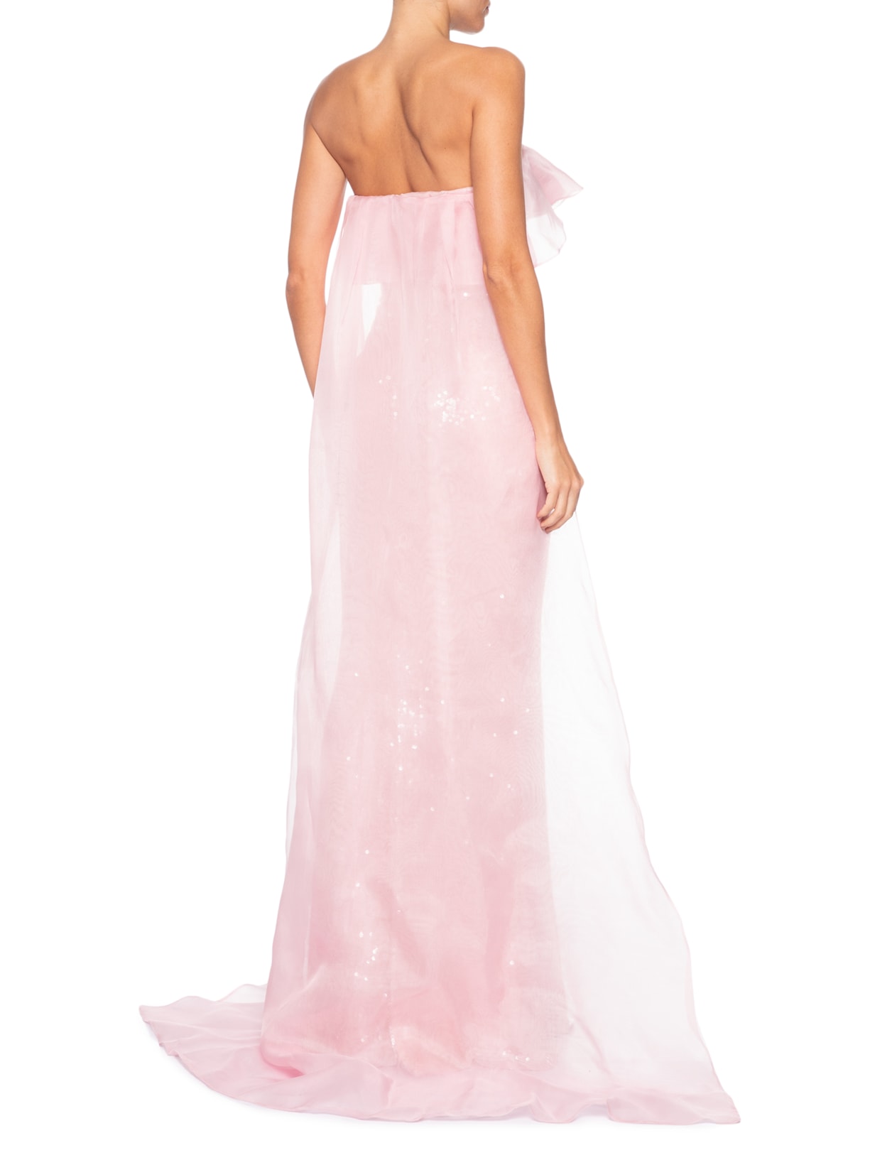 Vestido Longo Rebecca Paetê Rosa Fabulous Agilitá