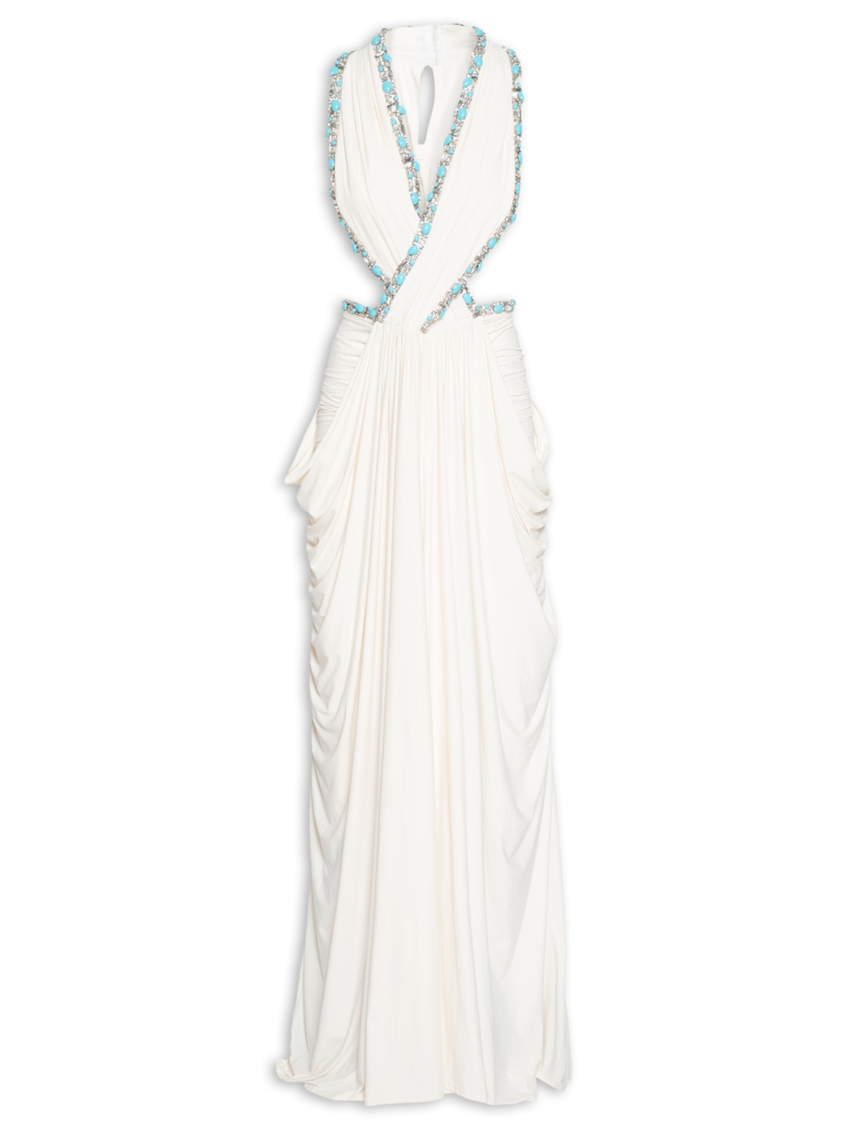 Vestido Longo Réveillon Maria Eleonora Branco Fabulous Agilitá