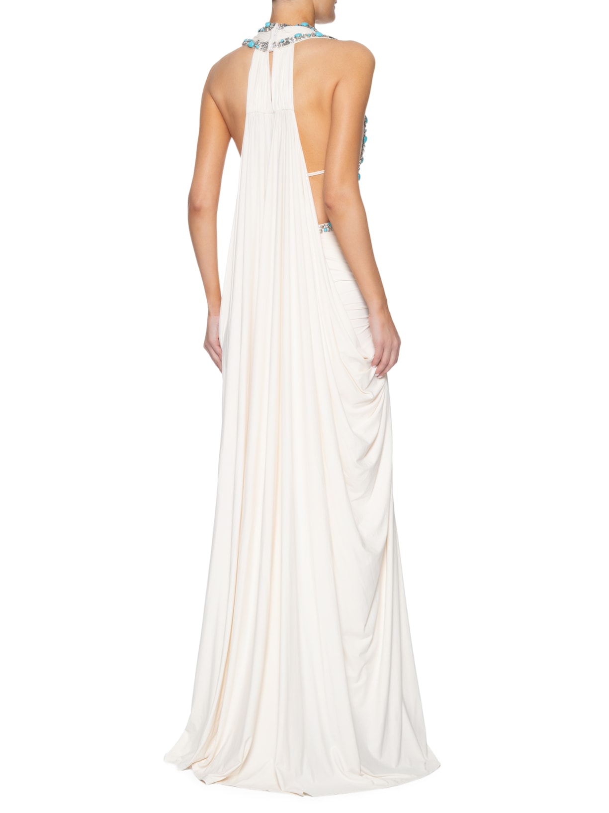 Vestido Longo Réveillon Maria Eleonora Branco Fabulous Agilitá