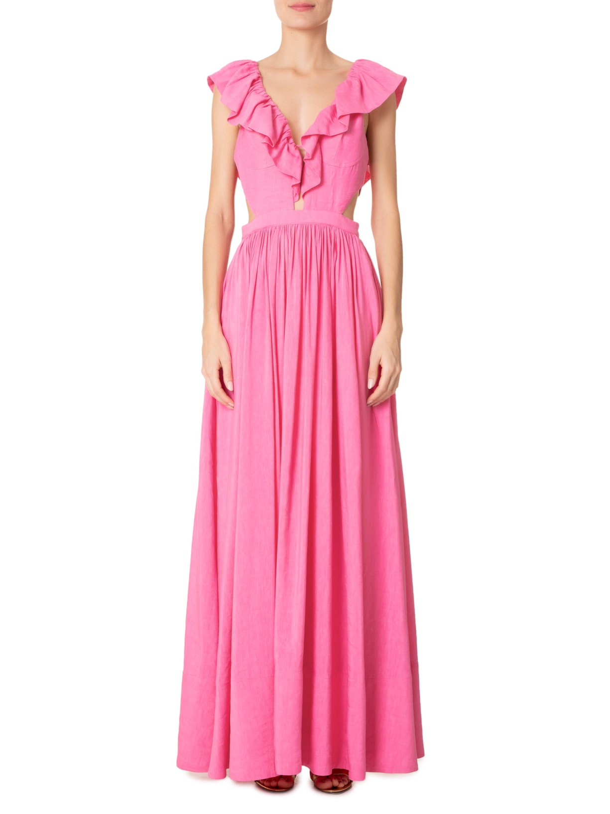 Vestido Longo Robin Rosa Fabulous Agilitá