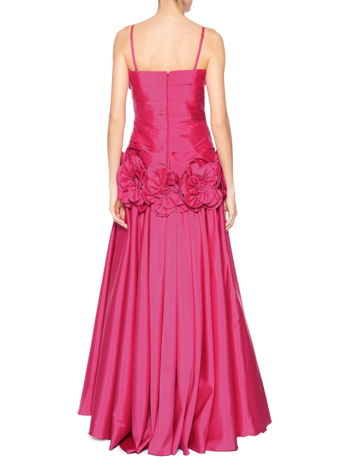 Vestido Longo Rosa Pat Bo