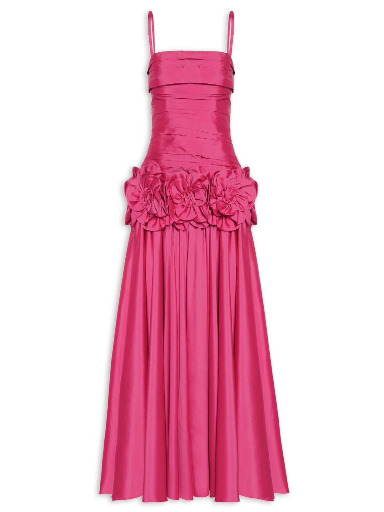 Vestido Longo Rosa Pat Bo