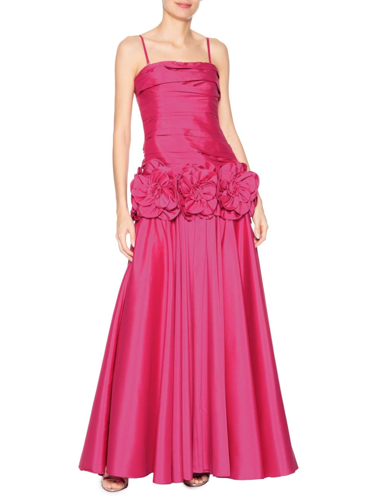 Vestido Longo Rosa Pat Bo