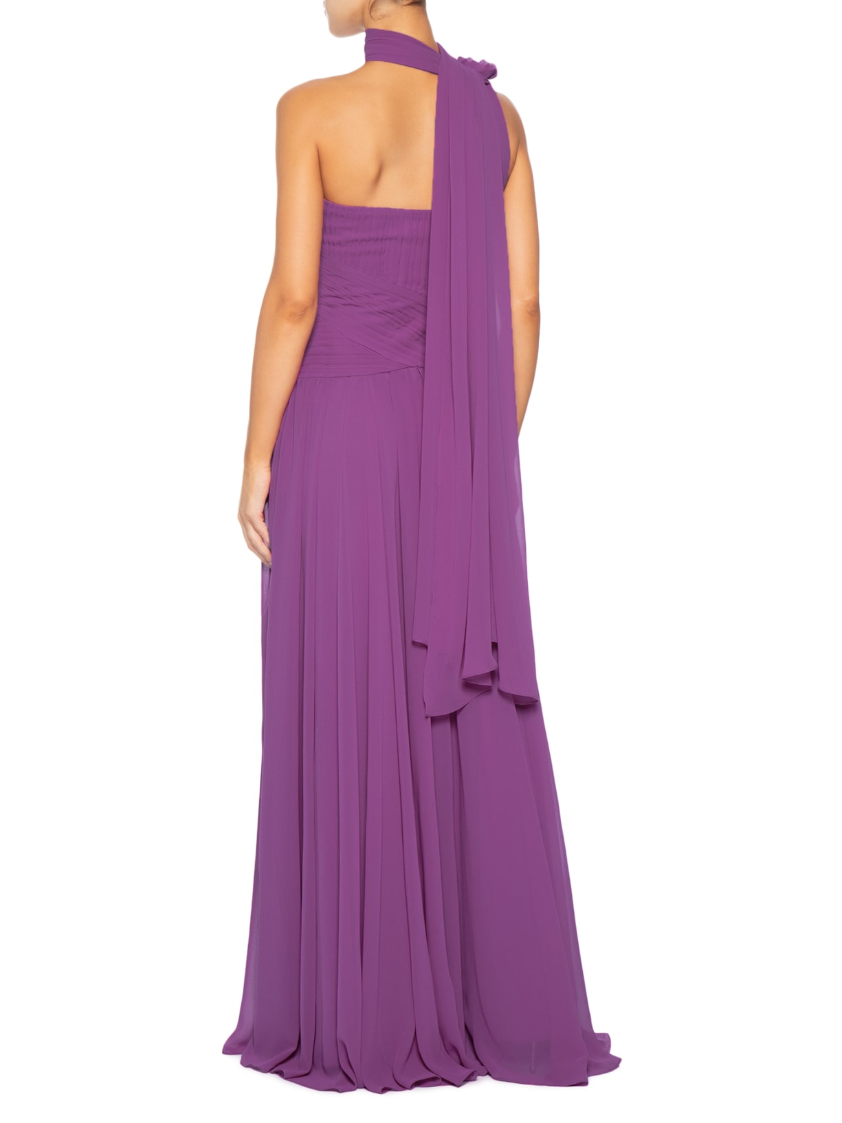 Vestido Longo Roxo Pat Bo