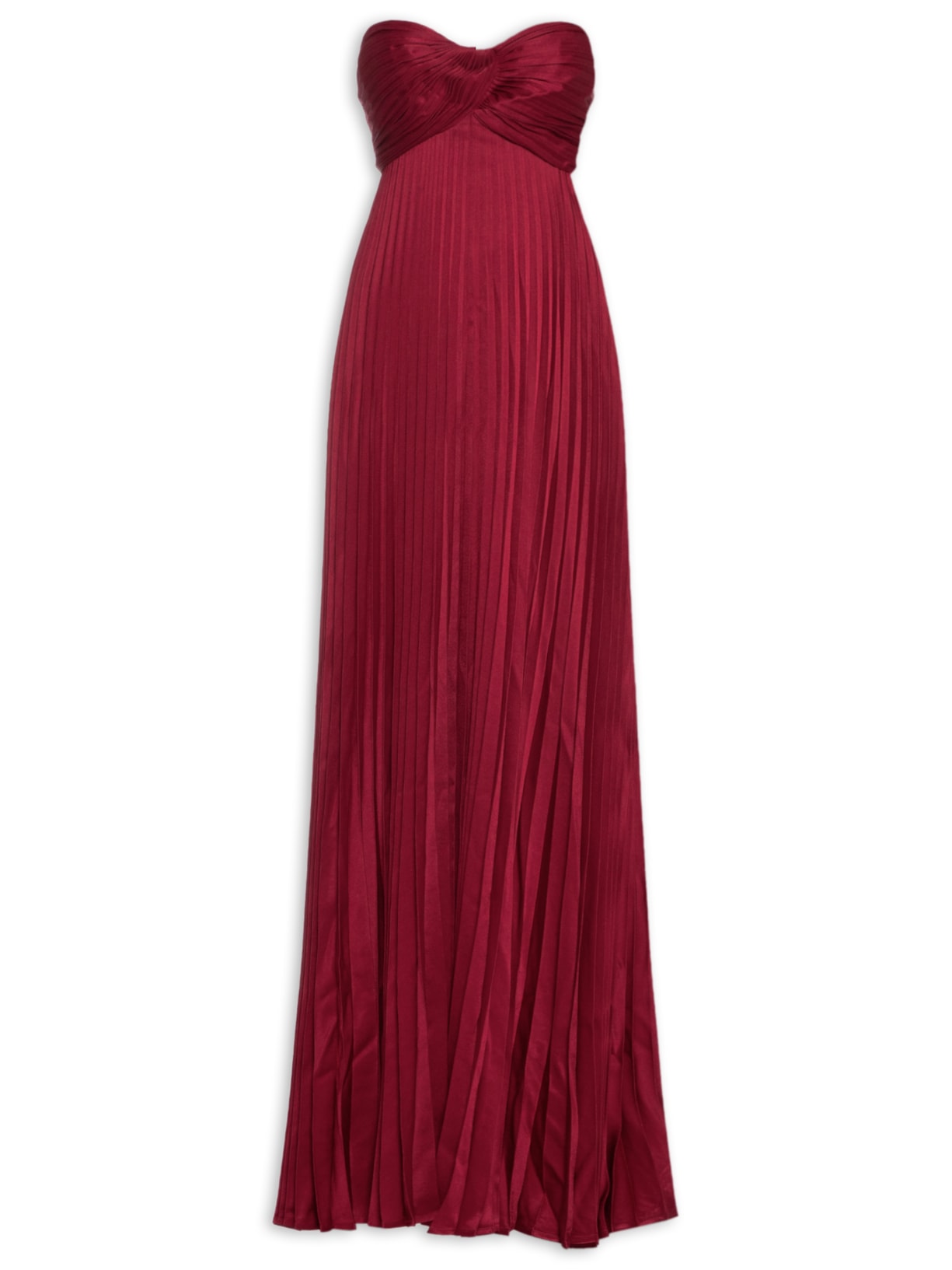 Vestido Longo Ruibarbo - Vinho