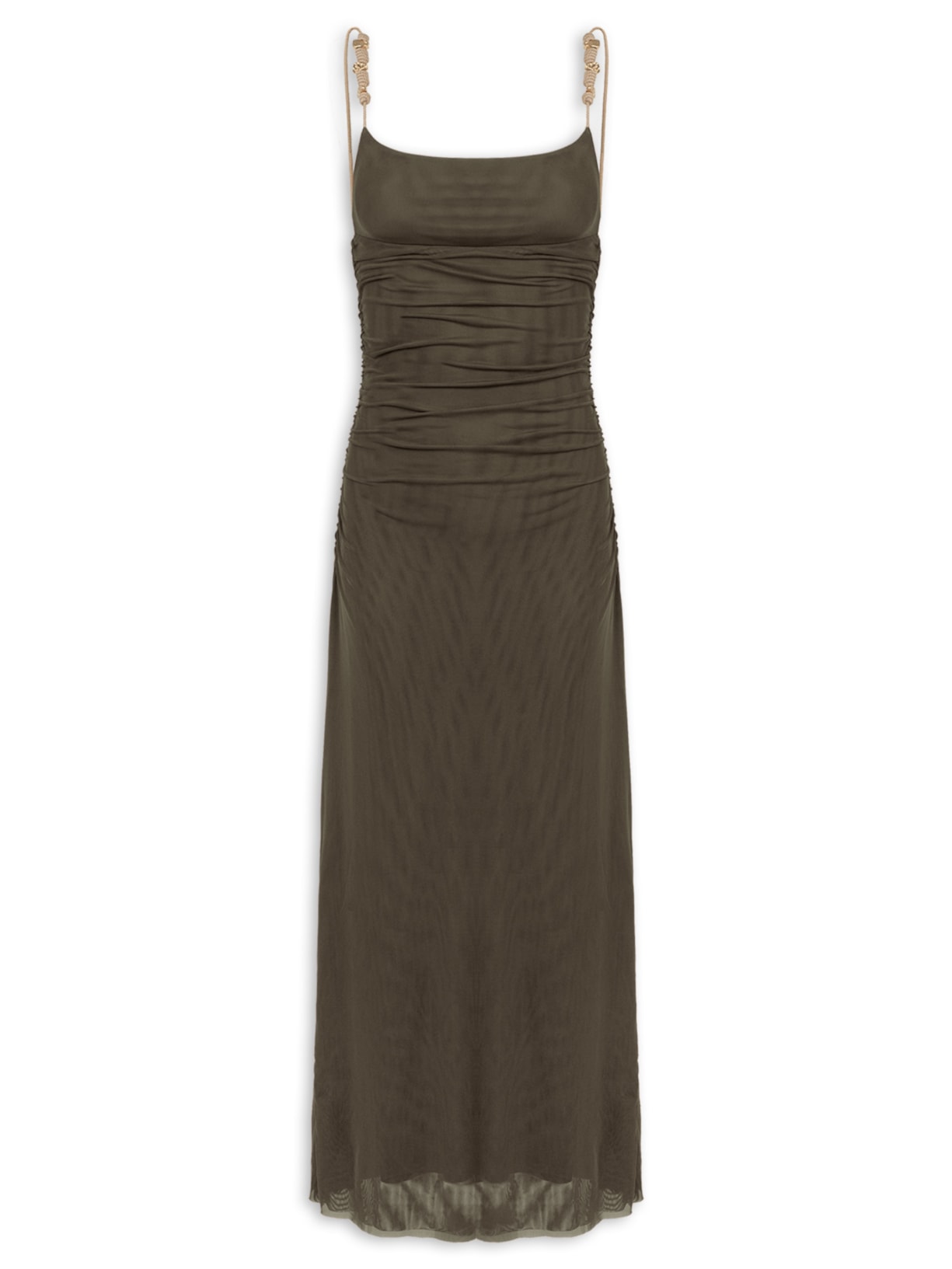 Vestido Longo Rumi Det Verde Vix