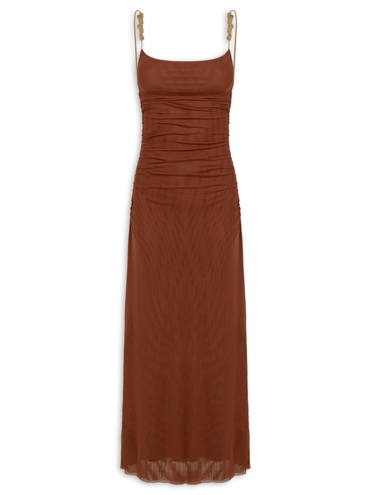 Vestido Longo Rumi Det – Laranja Vix